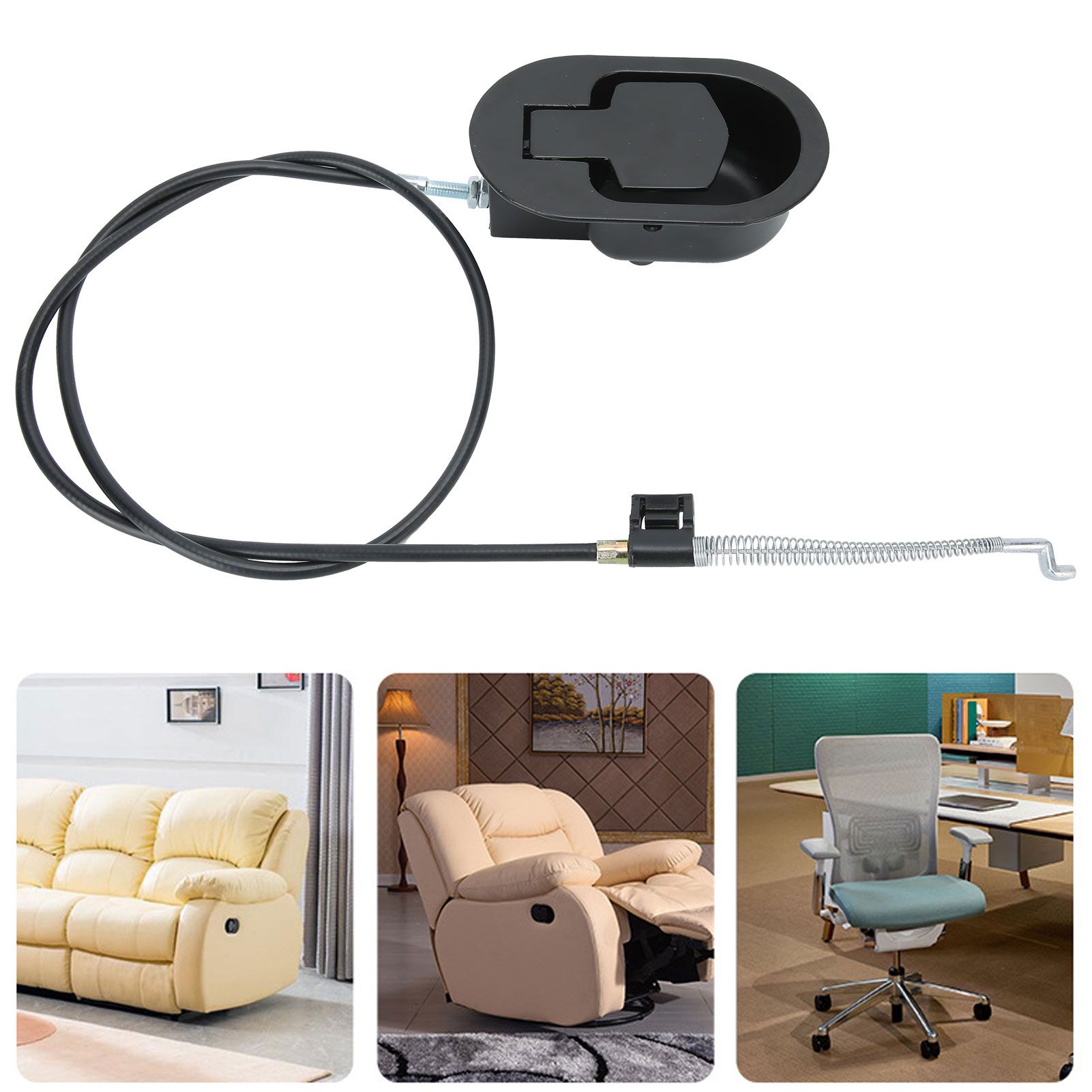 Sofa Release Handle with Cable Recliner Hand Controller Switch Replacement view 9