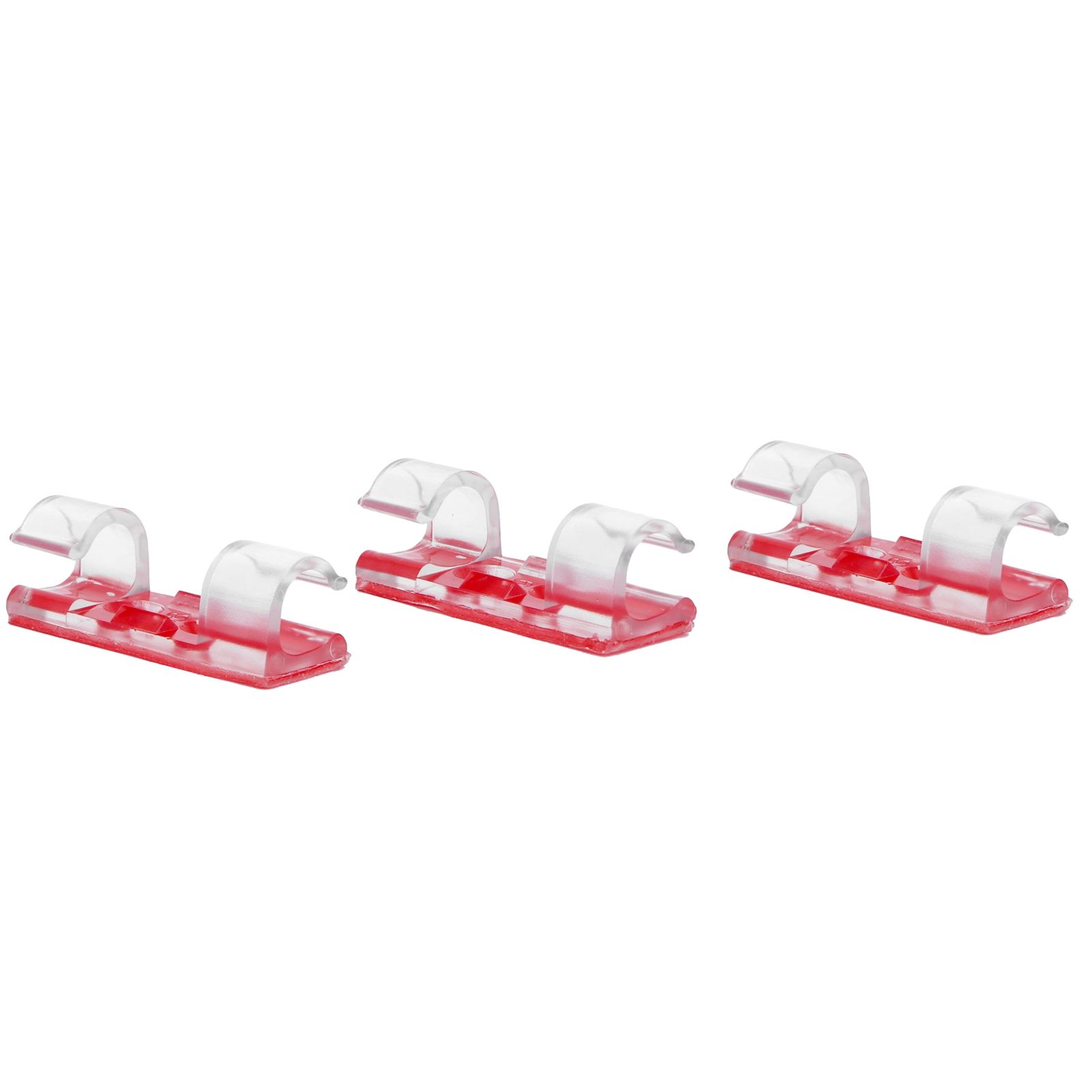 20Pcs Wire Clamp Self adhesive Line Cable Clip Buckle Fastener Desktop view 8