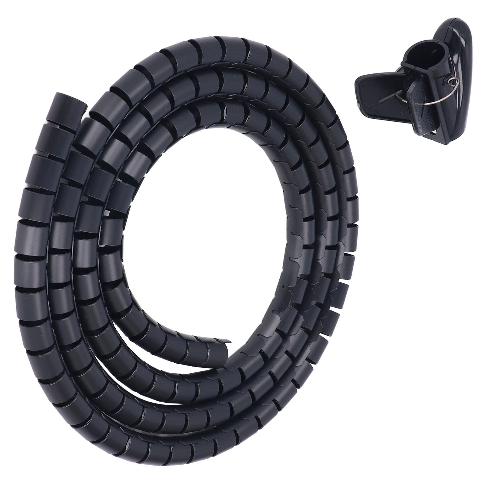 Spiral Cable Wrap Organizer Dia 20mm/0.79in Wire Winding Tube Cord Management view 9