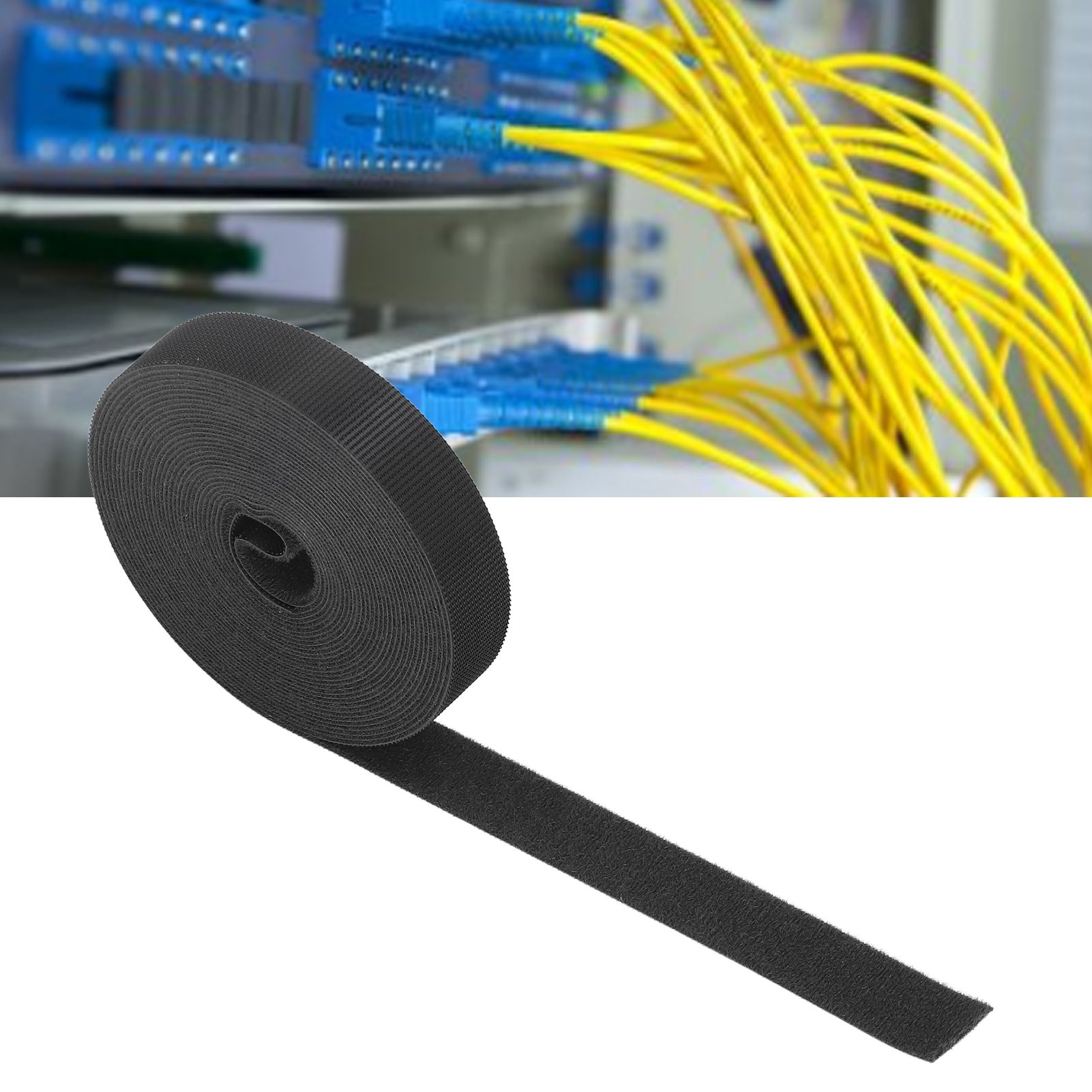 Hook and Loop Cable Ties Multipurpose Reusable Fastening Nylon Tape for Wire view 12