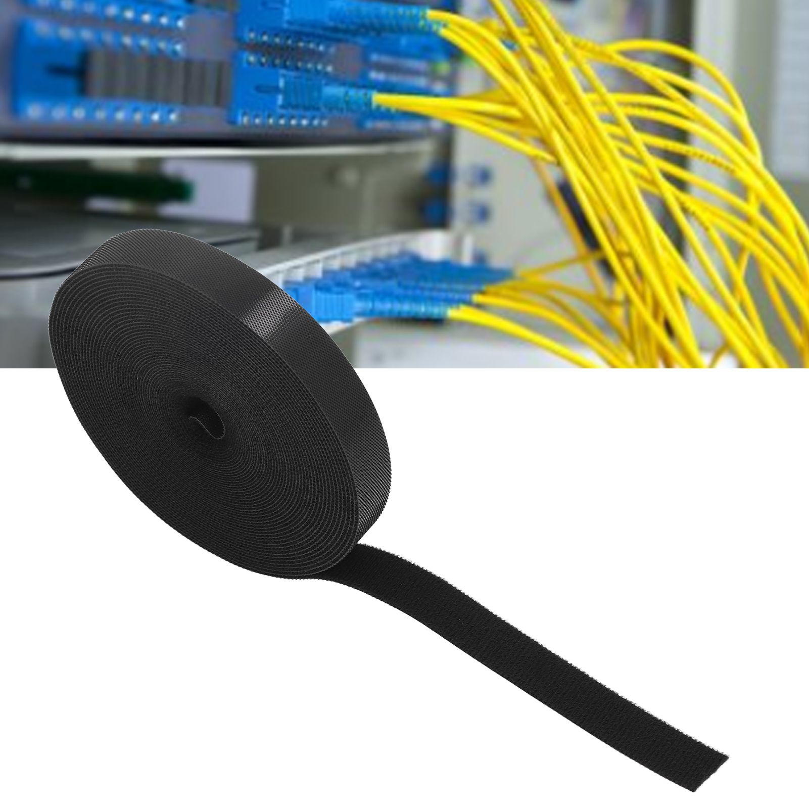 Hook and Loop Cable Ties Multipurpose Reusable Fastening Nylon Tape for Wire view 12