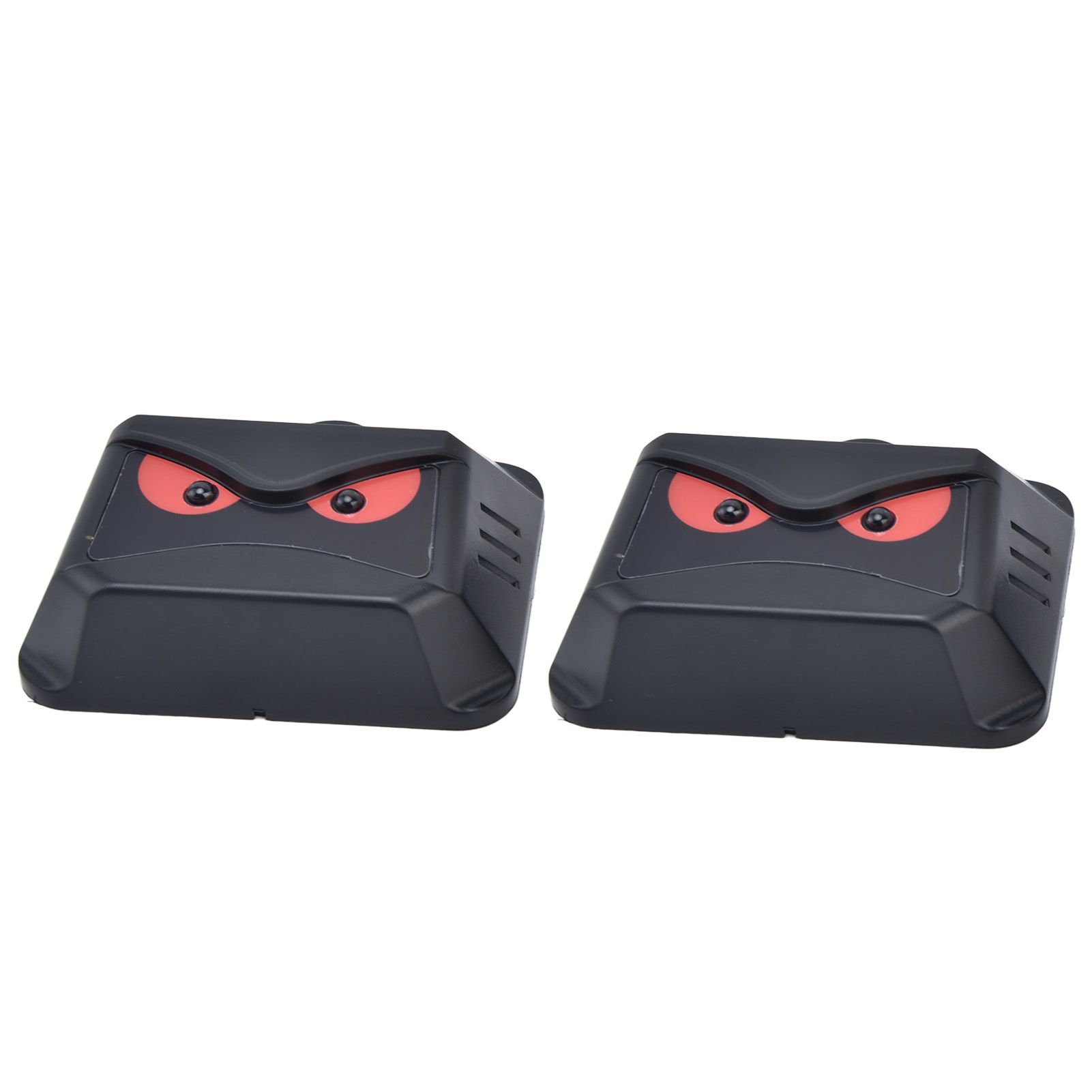 2pcs Animal Repeller Red LED Strobe Lights Waterproof Design Solar Automatic view 9