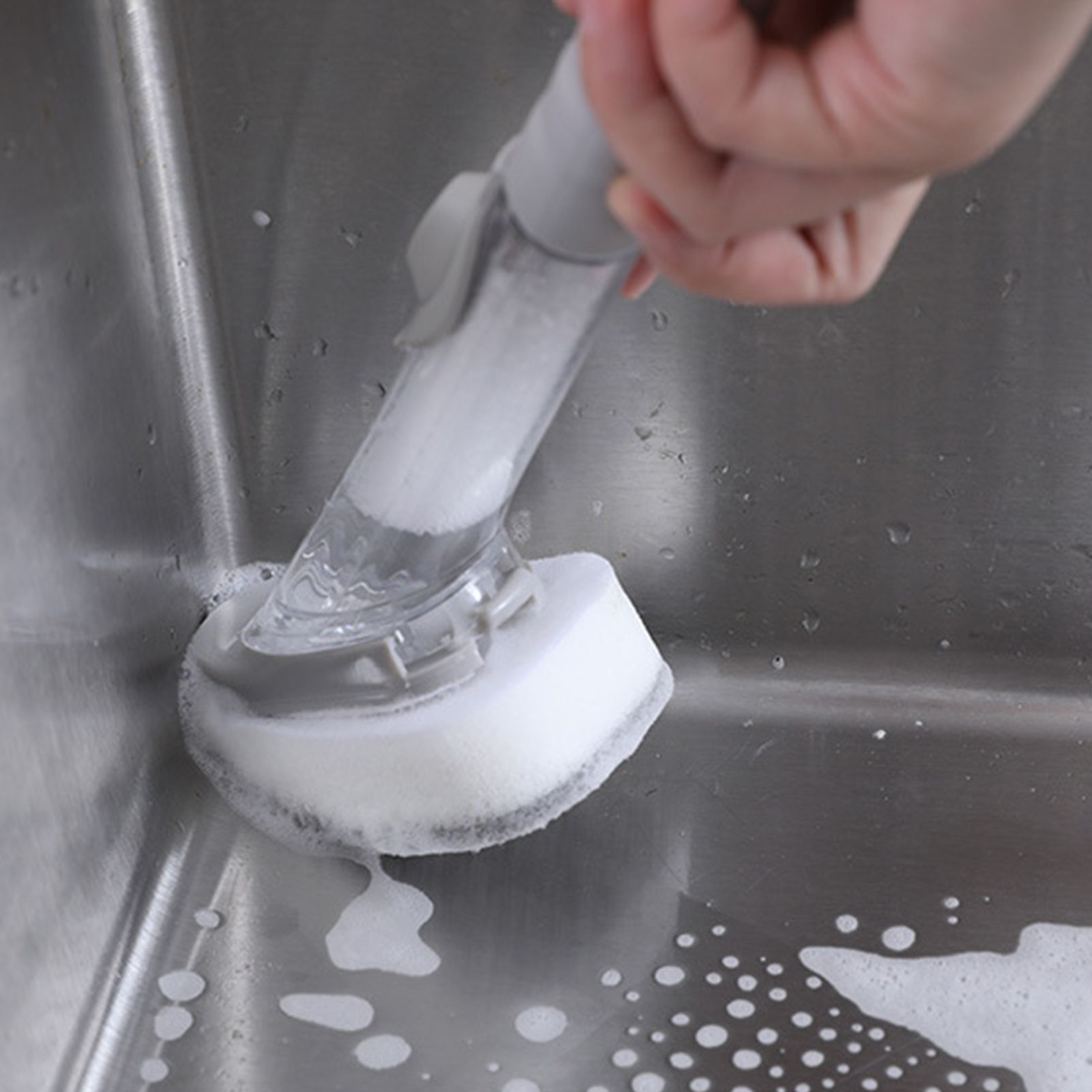 Hydraulic Brush Automatic Adding Liquid Pot Soft Kitchen Brush Kitchen view 11
