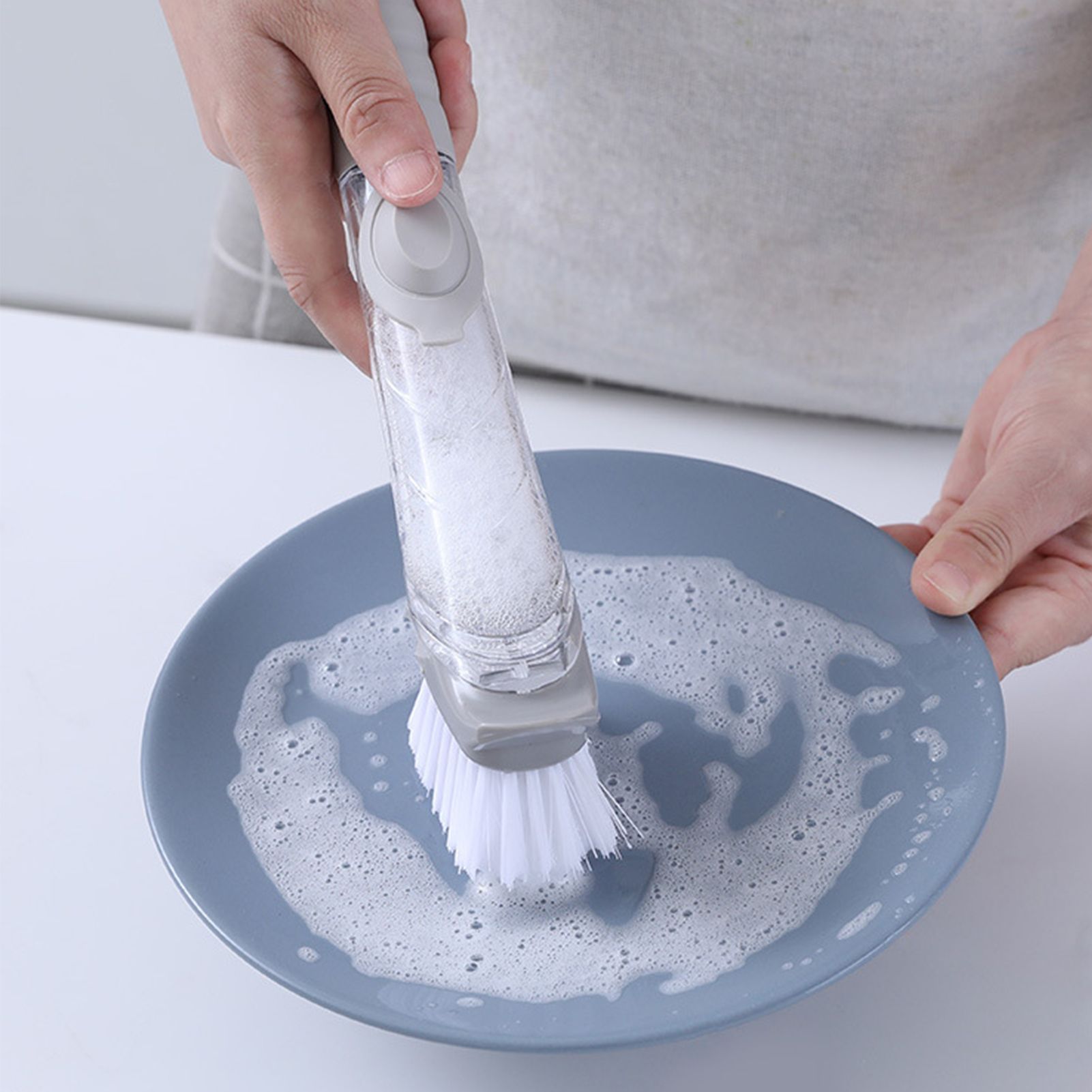 Hydraulic Brush Automatic Adding Liquid Pot Soft Kitchen Brush Kitchen view 5