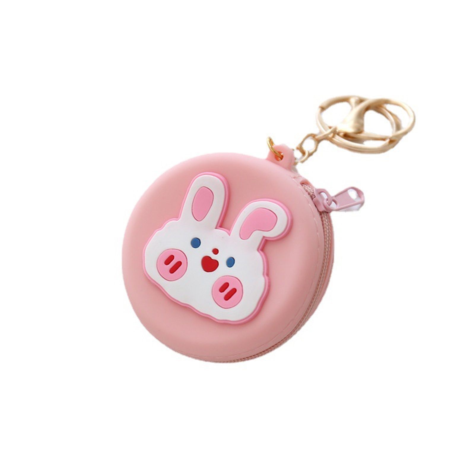 Coin Purse Silicone Cute Zipper Closure Gift Choice Women Change Pouch Wallet