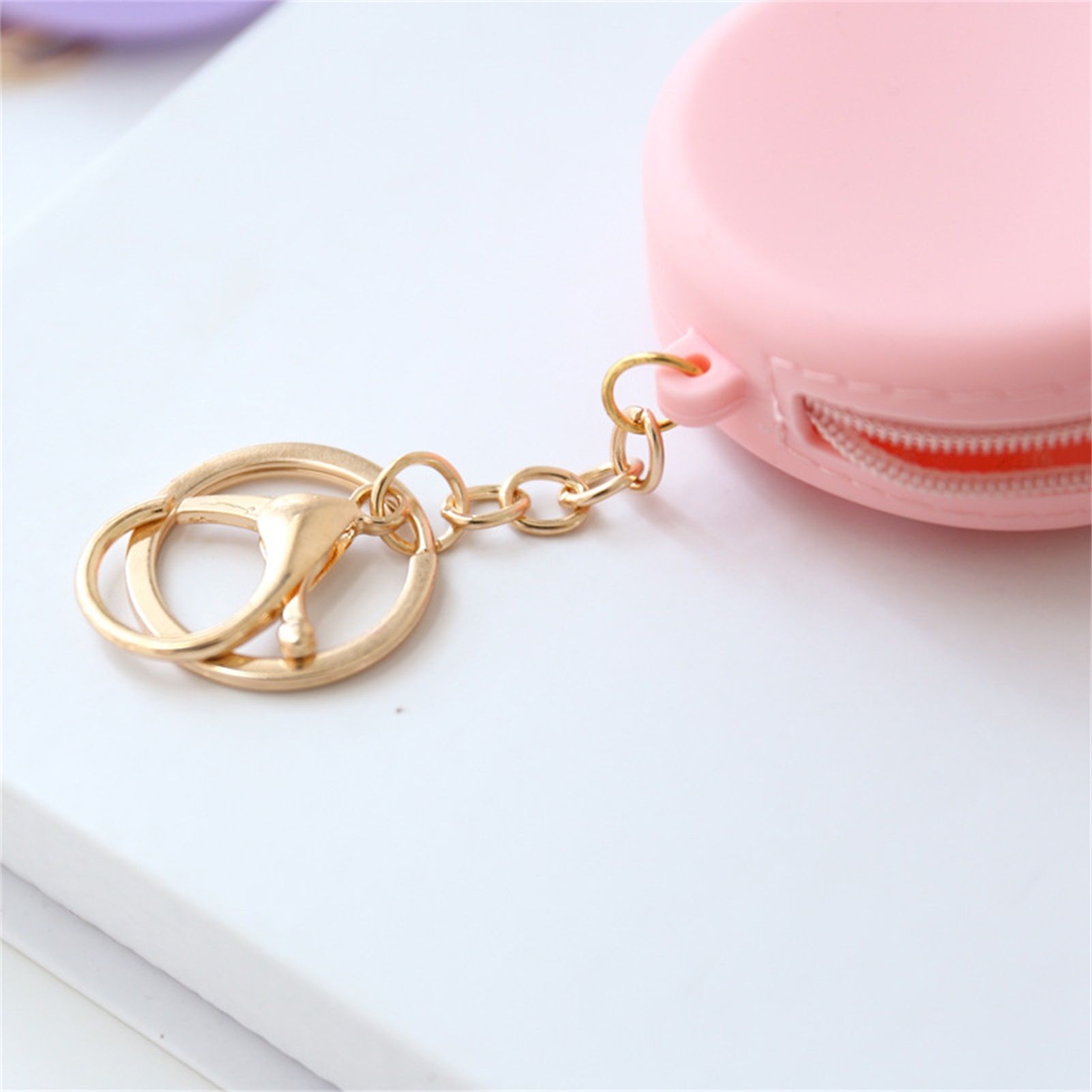 Coin Purse Silicone Cute Zipper Closure Gift Choice Women Change Pouch Wallet view 3