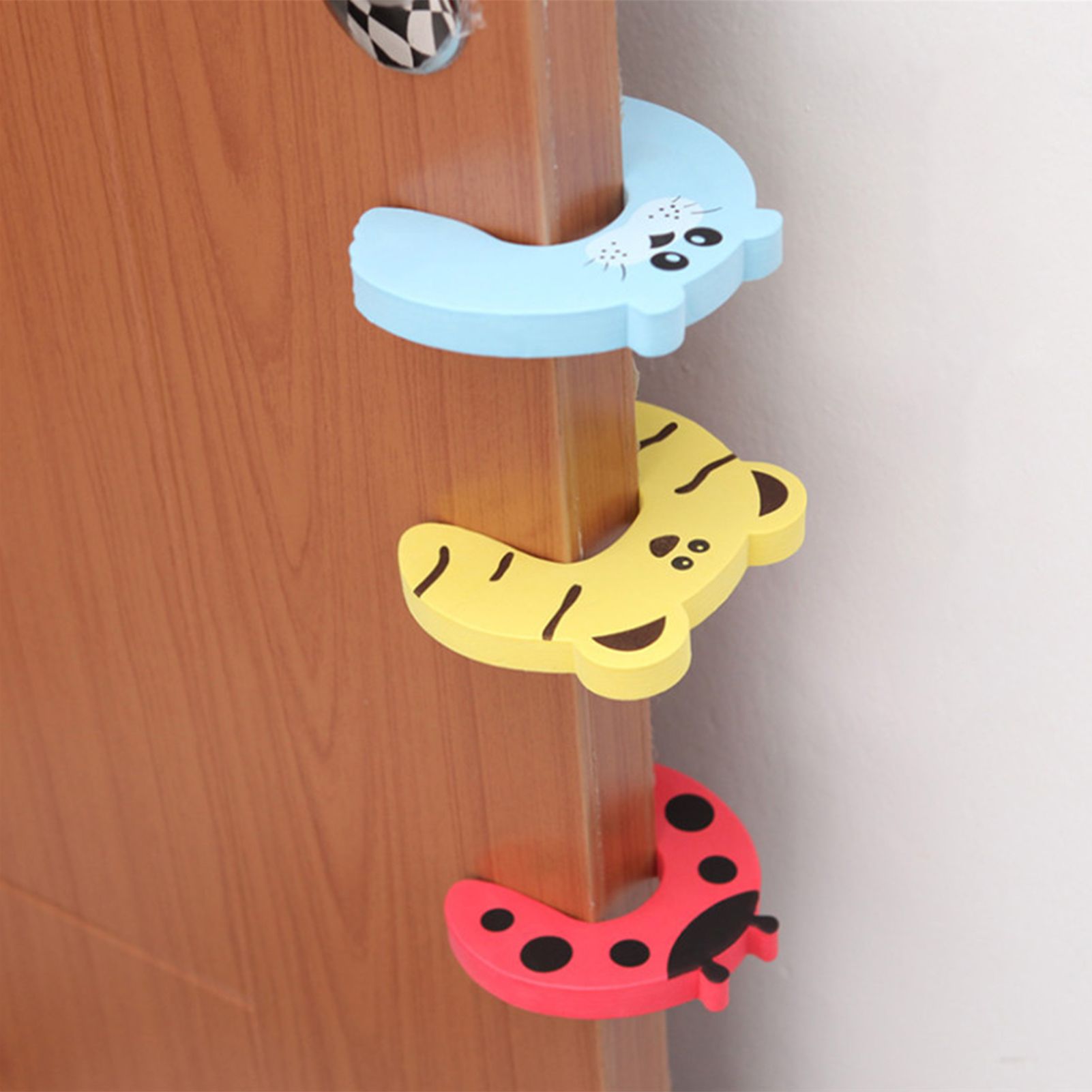 Door Pinch Guard High Elasticity Cute Prevent Pinching Easy to Install Baby view 3