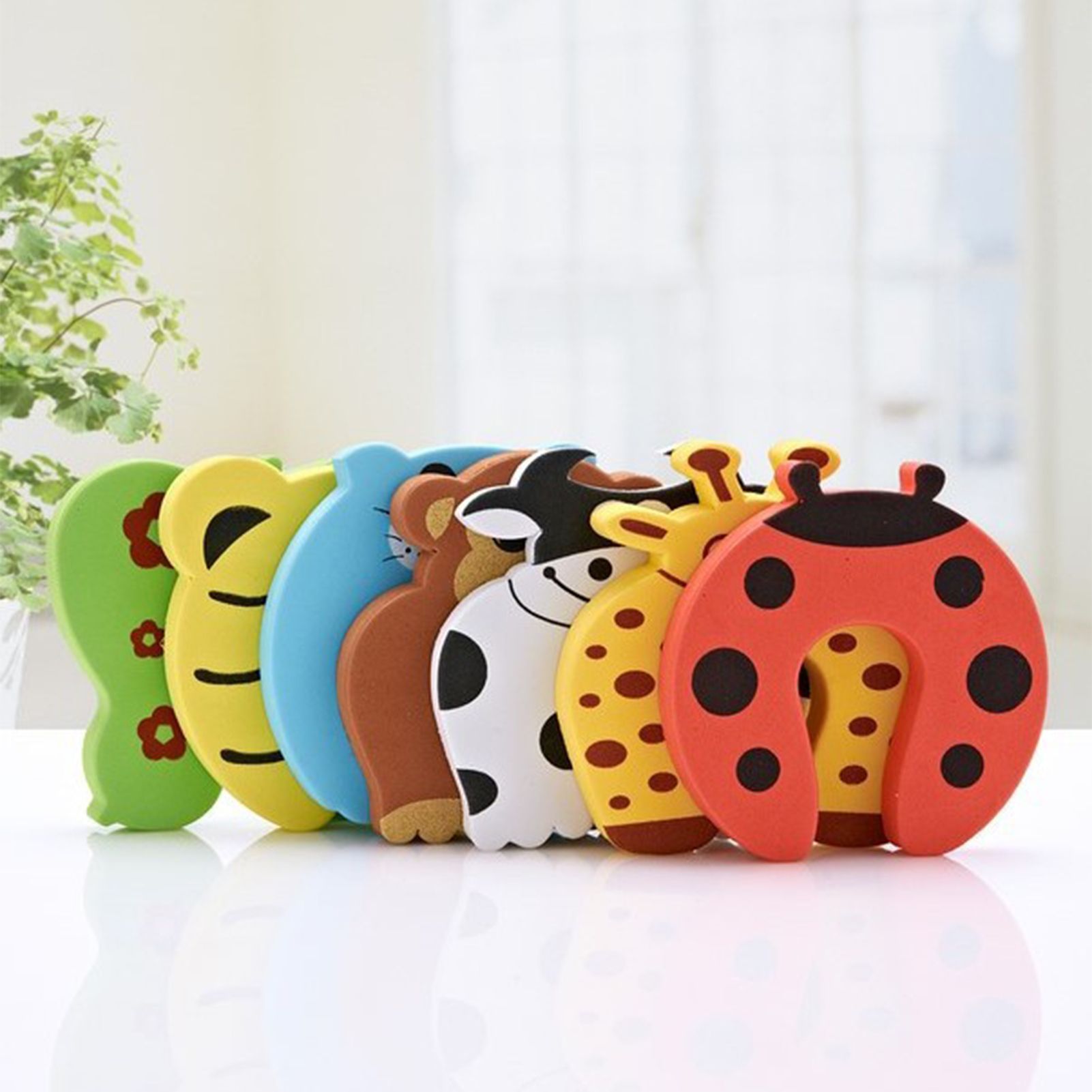 Door Pinch Guard High Elasticity Cute Prevent Pinching Easy to Install Baby view 5