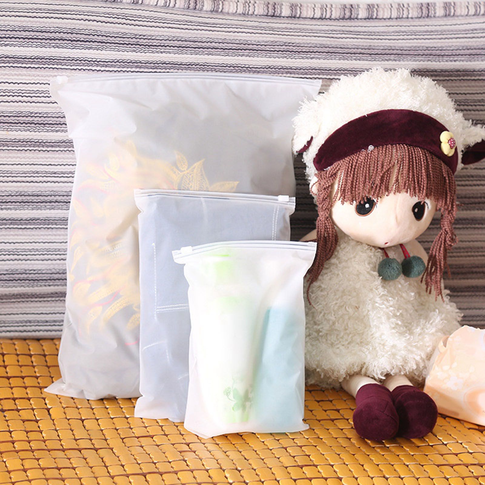 Double Matte Sealing Bag Environmental EVA Translucent Bag Valve Bag for view 6