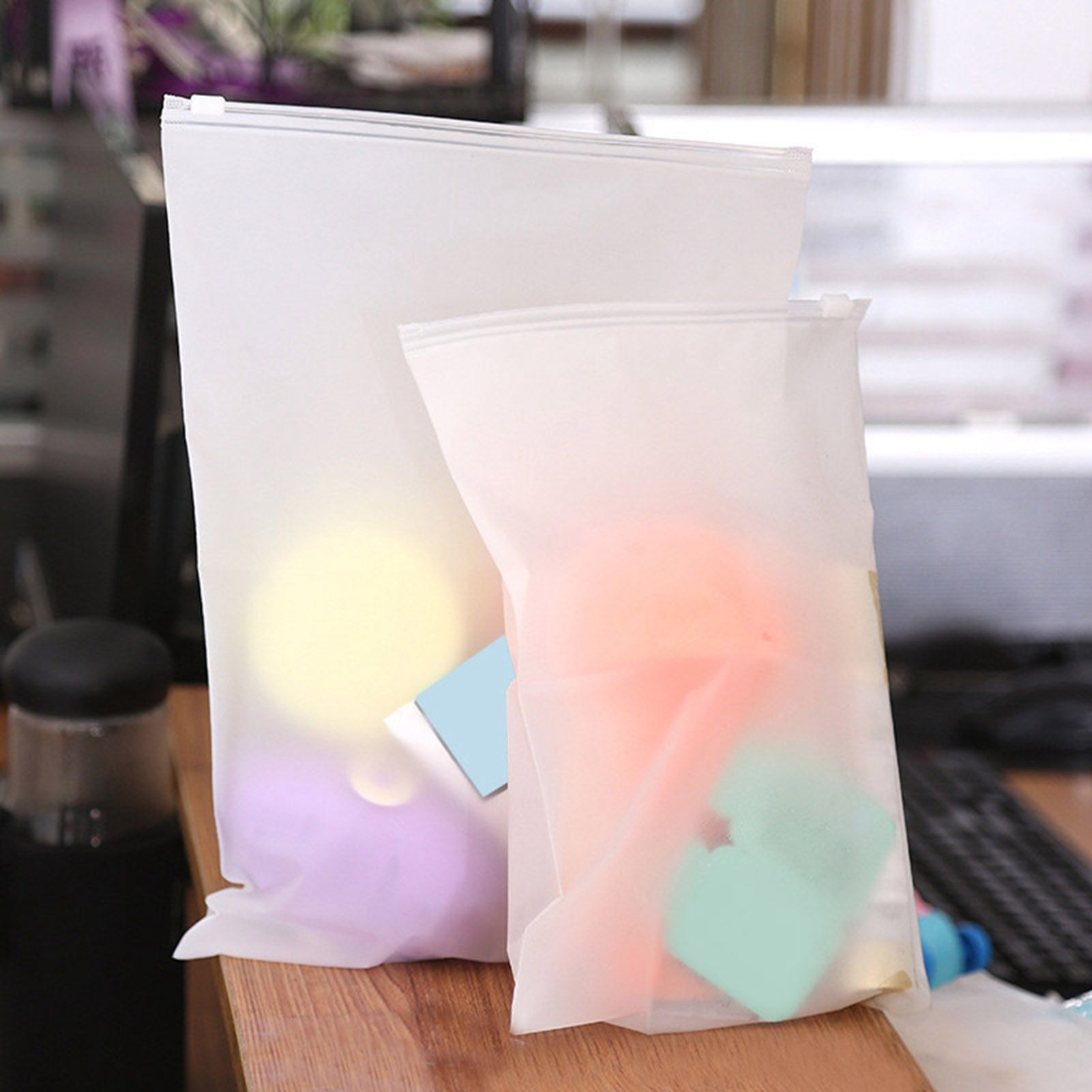 Double Matte Sealing Bag Environmental EVA Translucent Bag Valve Bag for view 4