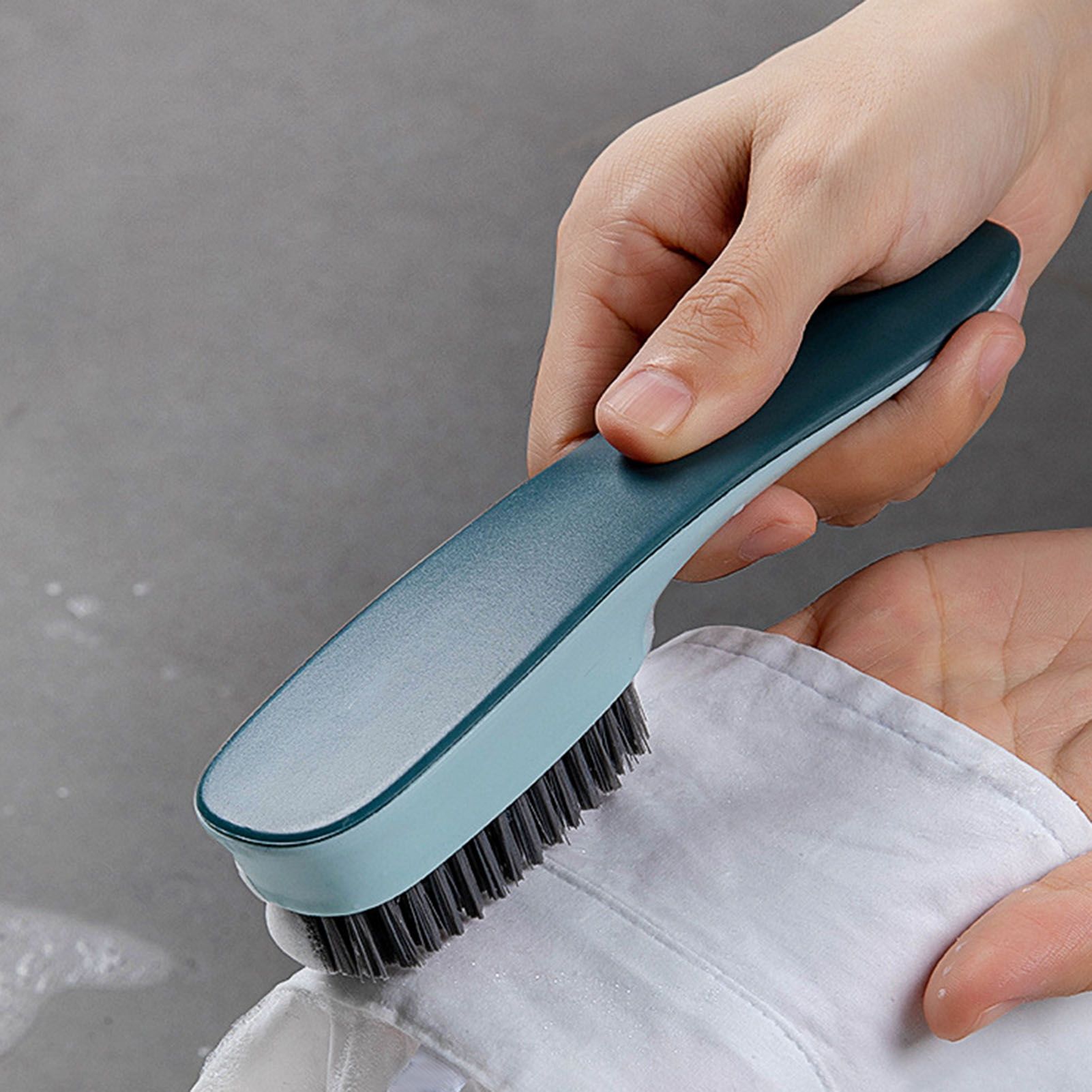 Shoes Brush Multifunctional Flocked Bristles Laundry Brush Cleaning Tool for view 7
