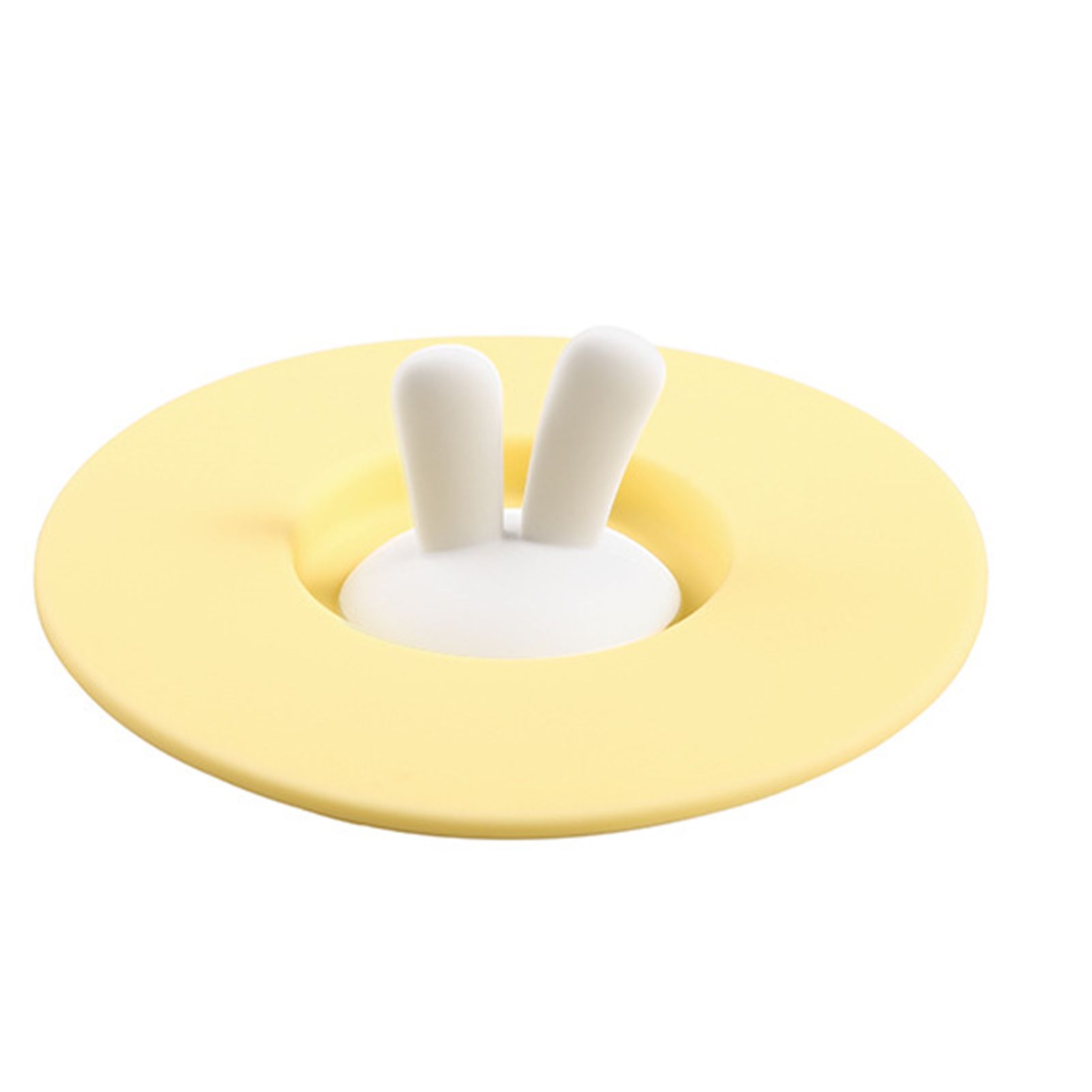 Silicone Cup Lid Creative Cup Cover Rabbit Shaped Dust Proof Sealing Airtight view 2