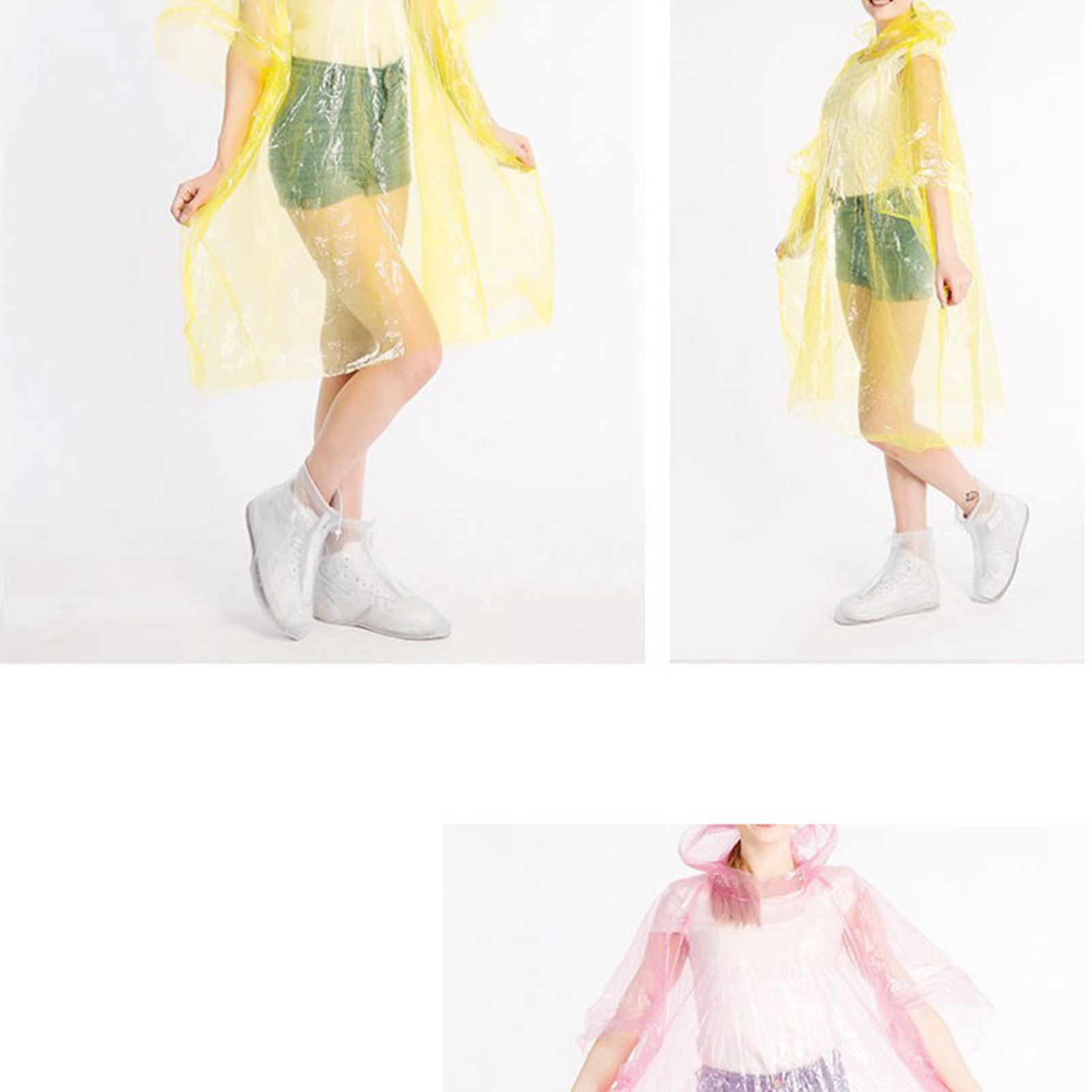 Portable Raincoat Ball Mini Emergency Thickened Disposable Raincoat Ball for view 5