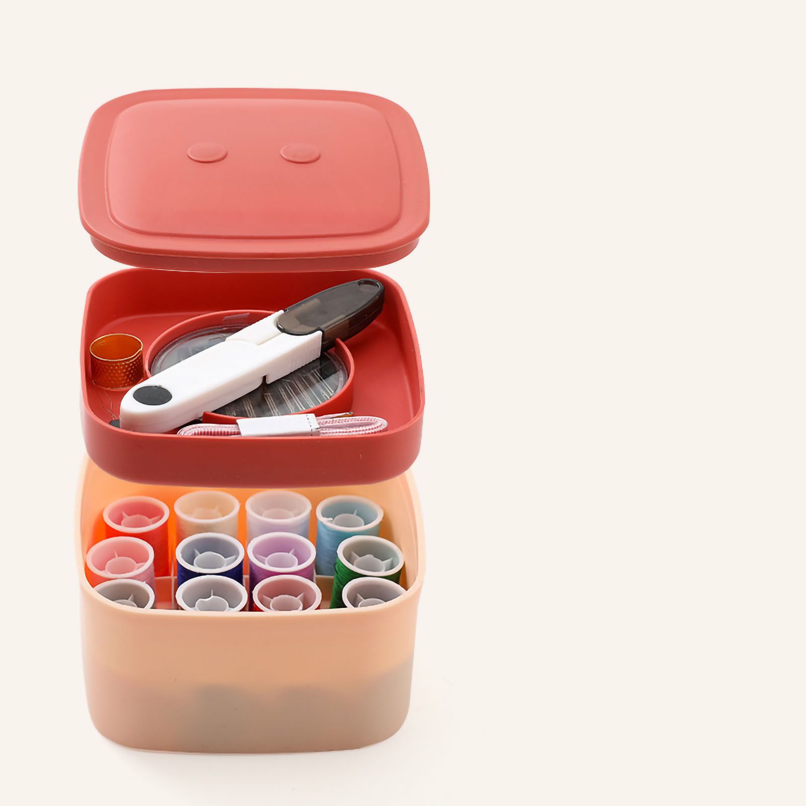 Magnetic Sewing Box PP Polyester Colorful Multifunctional Scandinavian Style view 4