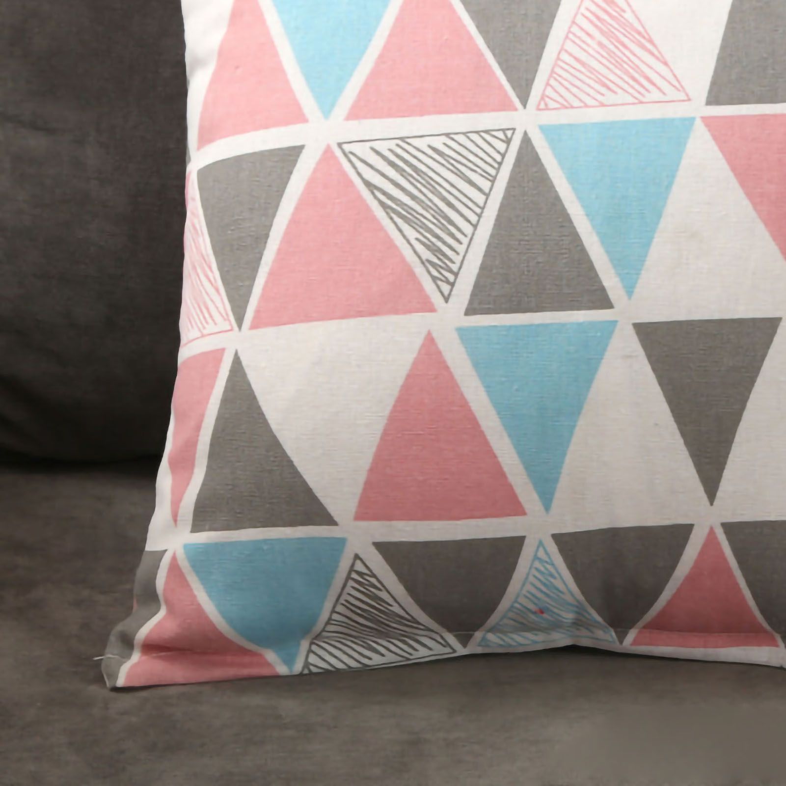 Home Pillow Case Sofa Cushion Accessories Linen Nordic Style Daily Use Home view 2