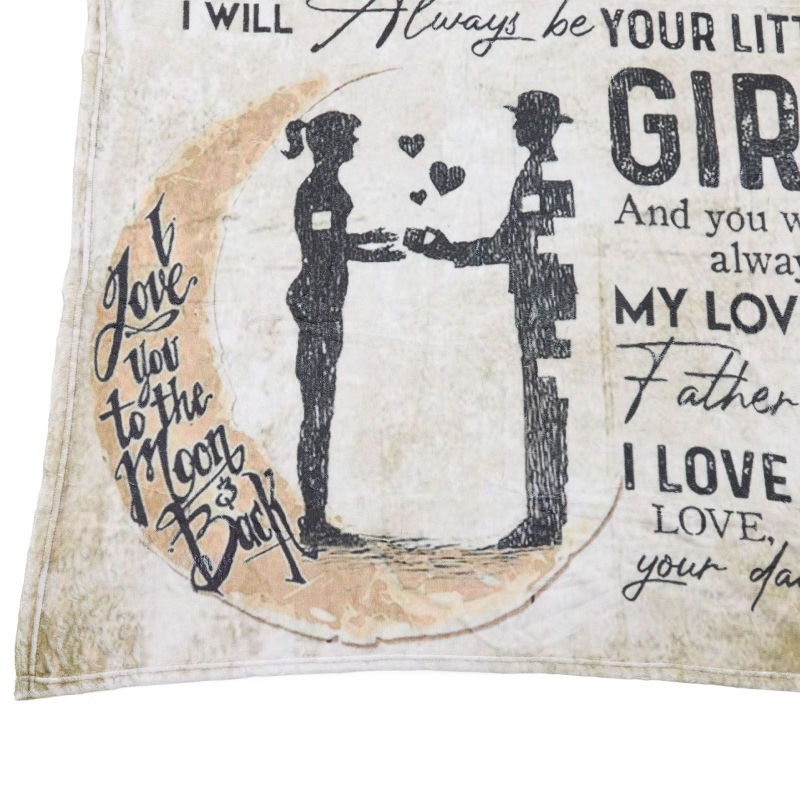 Dad Blanket Father's Day Theme Dual Sides Personalized Wide Application Sofa view 15