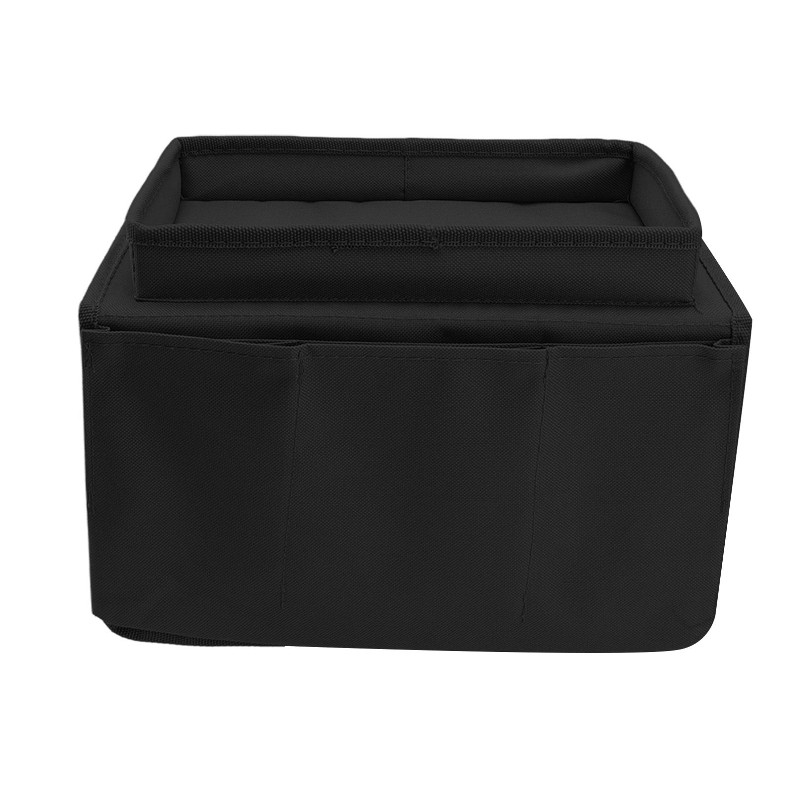 Sofa Tray Folding Arm Storage Holder Table 600D Oxford Cloth Side Pockets for view 3
