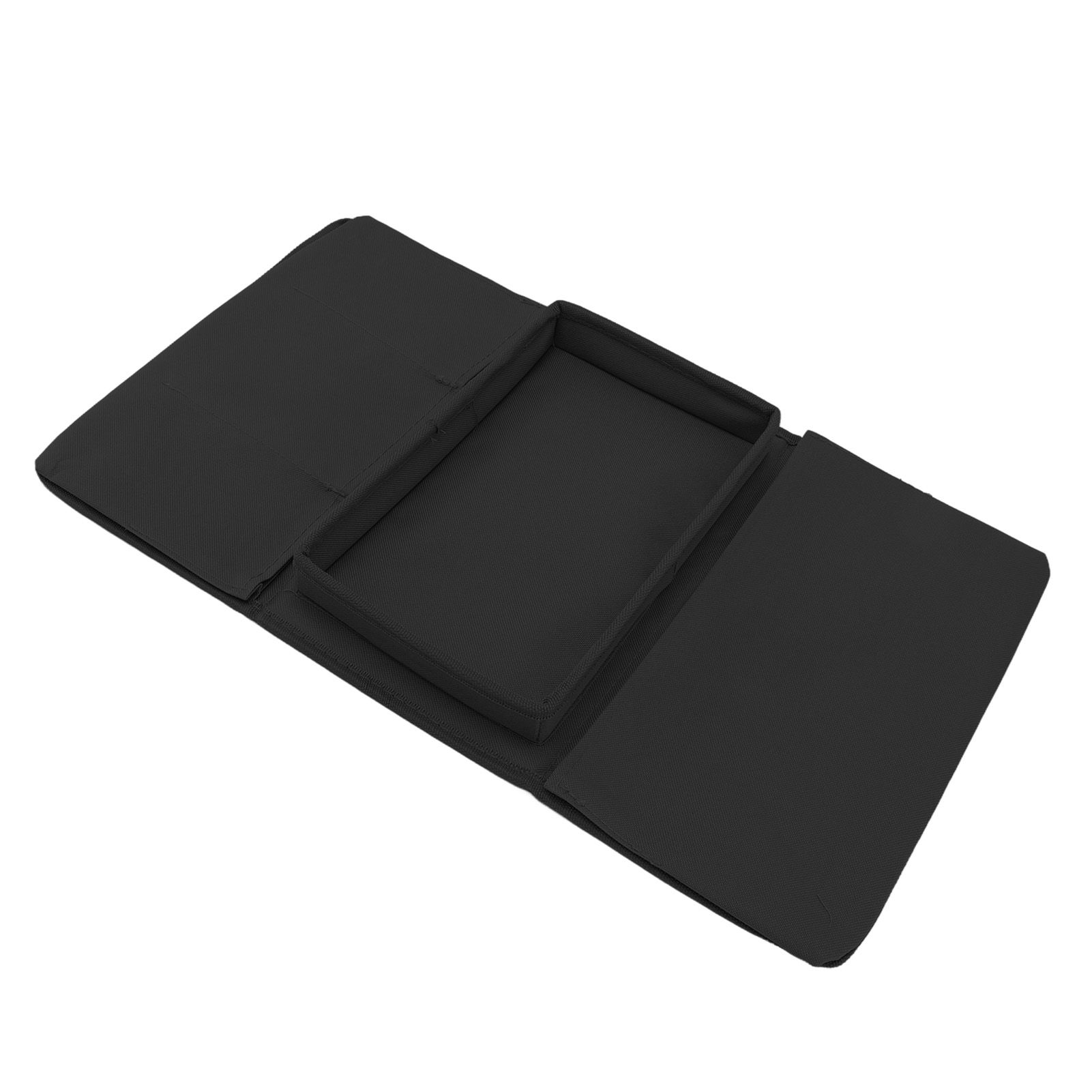 Sofa Tray Folding Arm Storage Holder Table 600D Oxford Cloth Side Pockets for view 9