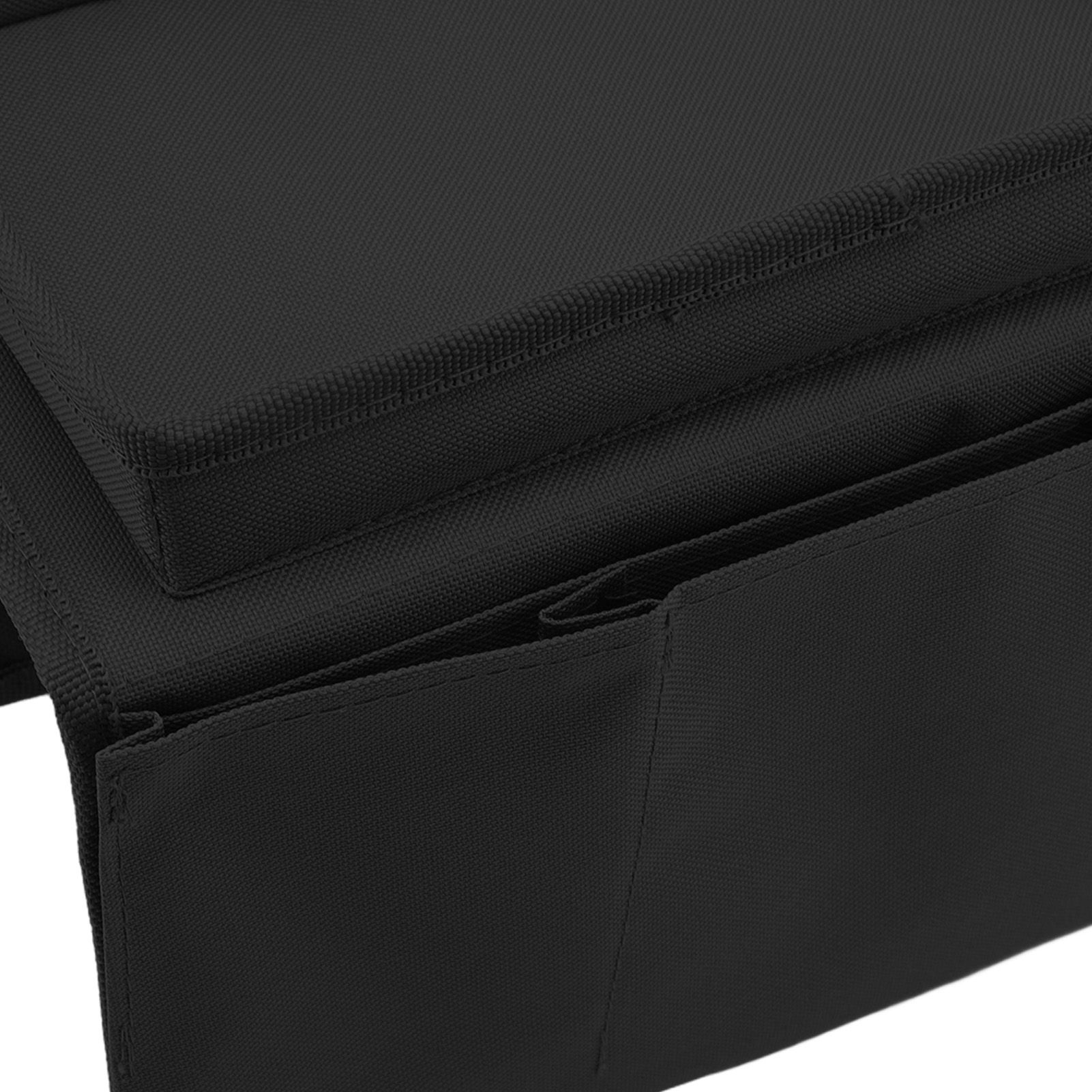 Sofa Tray Folding Arm Storage Holder Table 600D Oxford Cloth Side Pockets for view 15