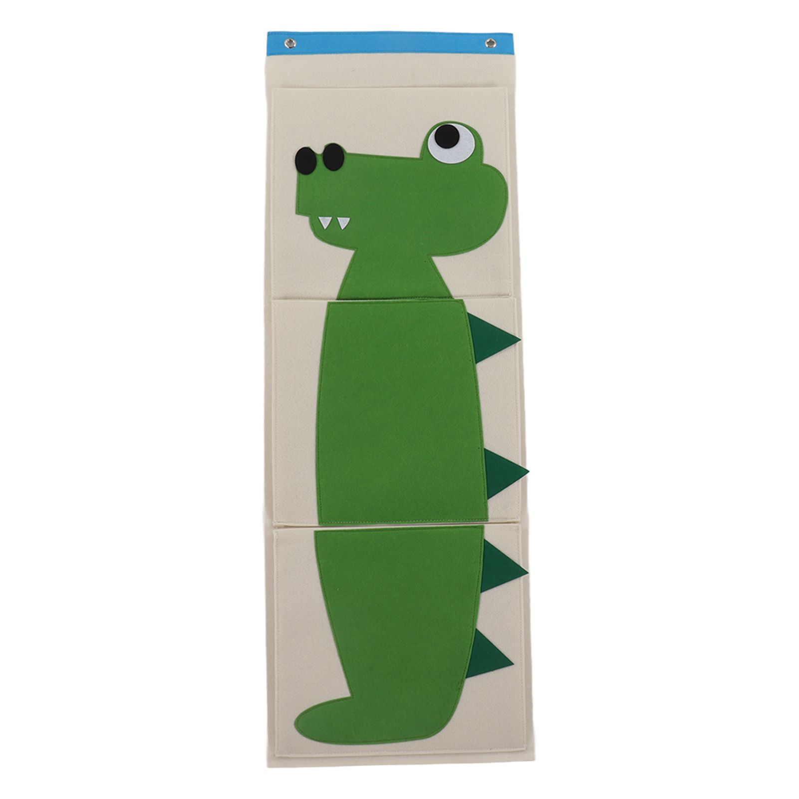 Wall Mounted Storage Bag 3 Layers Closet Crib Cartoon Felt Animal Type Over