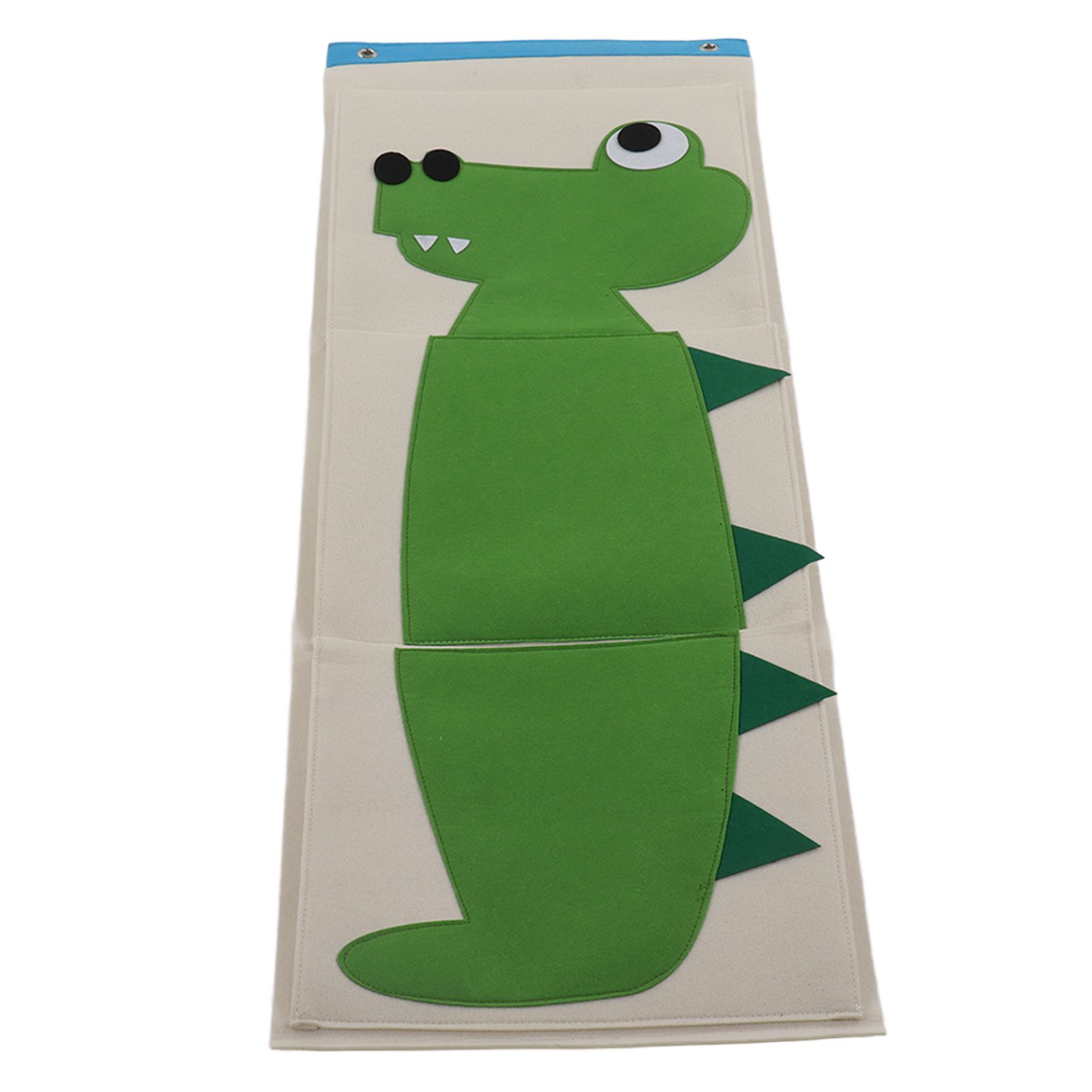 Wall Mounted Storage Bag 3 Layers Closet Crib Cartoon Felt Animal Type Over view 2