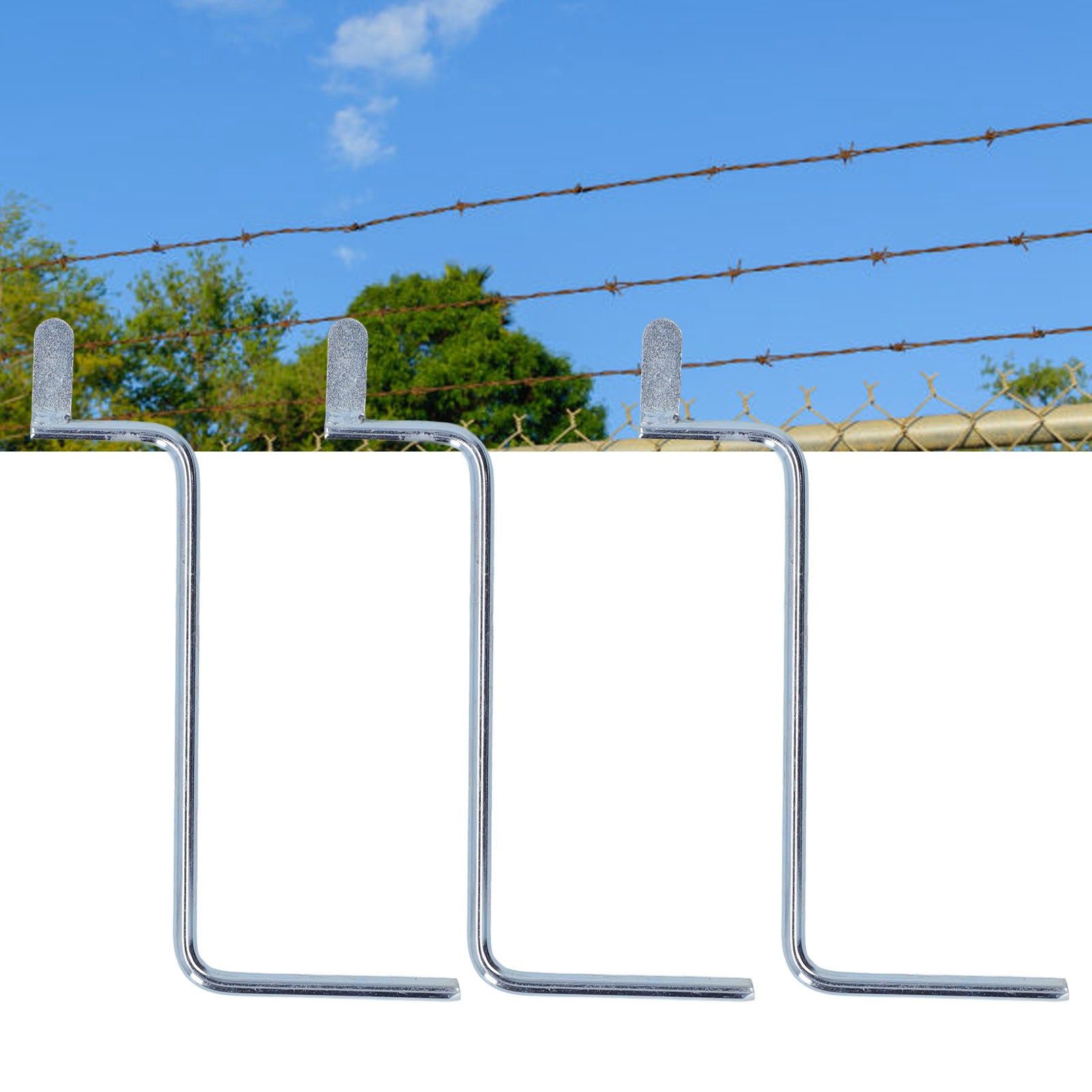 3Pcs Fence Wire Tensioner Handle Stainless Steel Stable Performance Firm Fence view 11