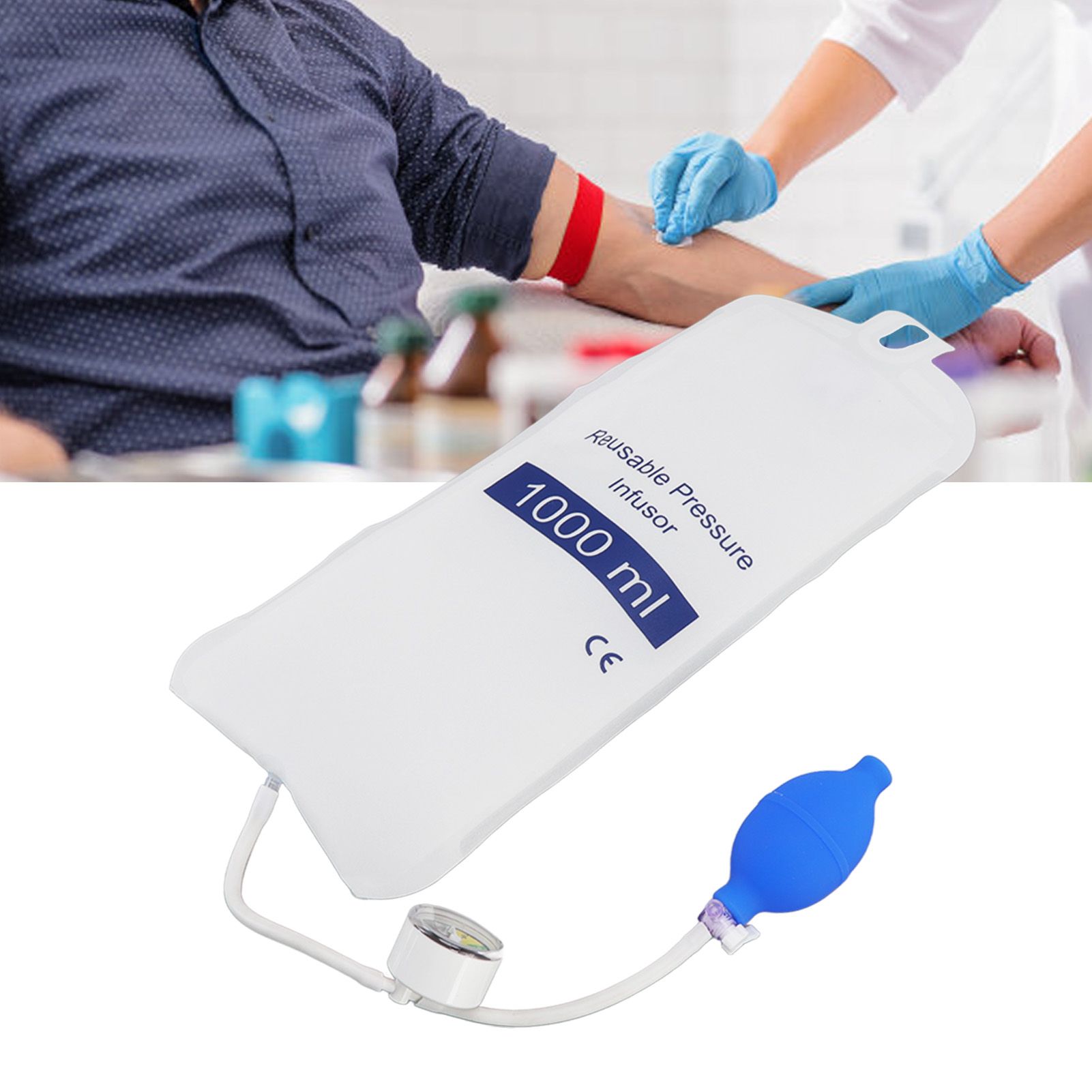 Pressure Infusion Bag with Pressure Gauge Strong Wear Resistance Air Tightness view 12