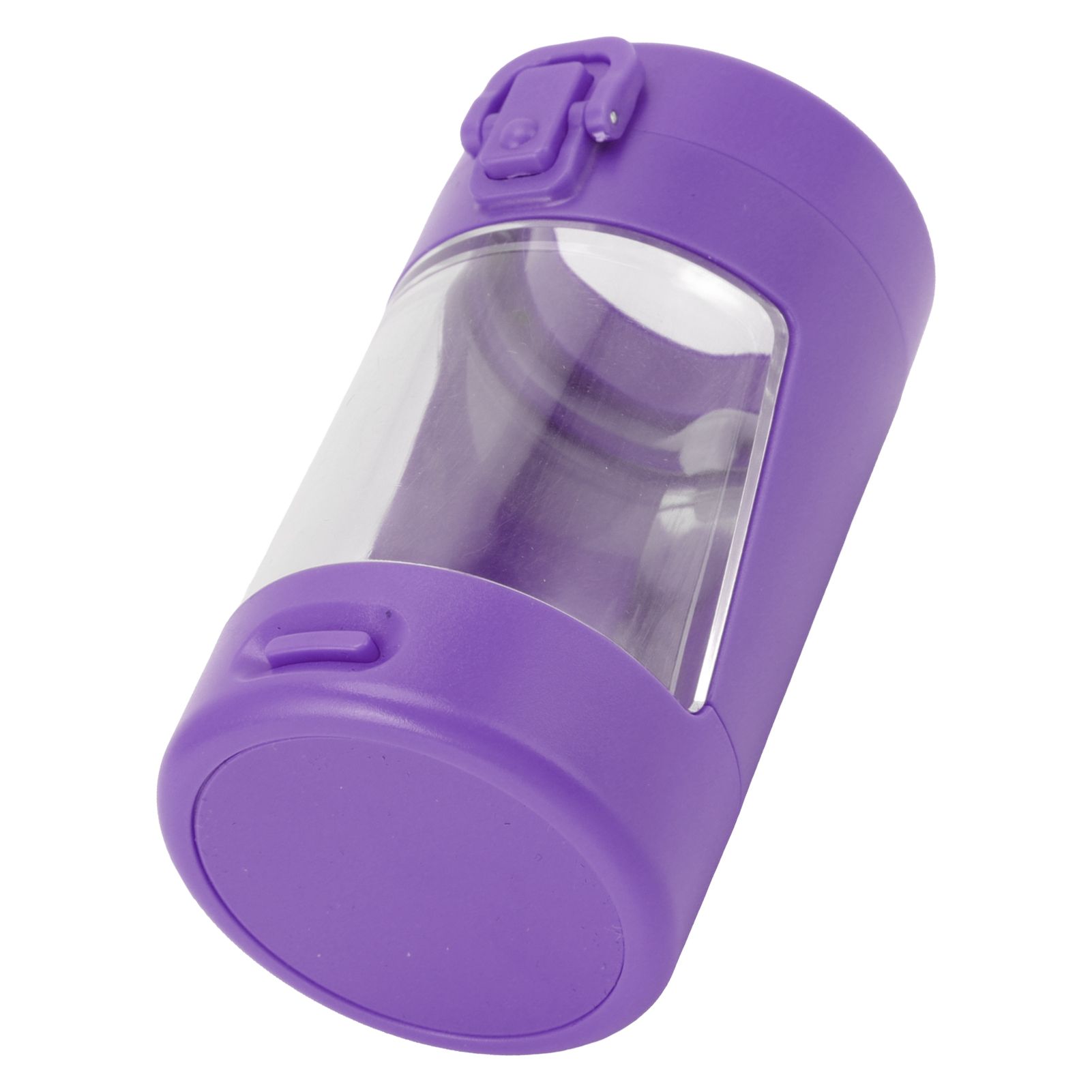 Glow Storage Jar with Grinder LED Waterproof Transparent Glass Seal Jar with view 9