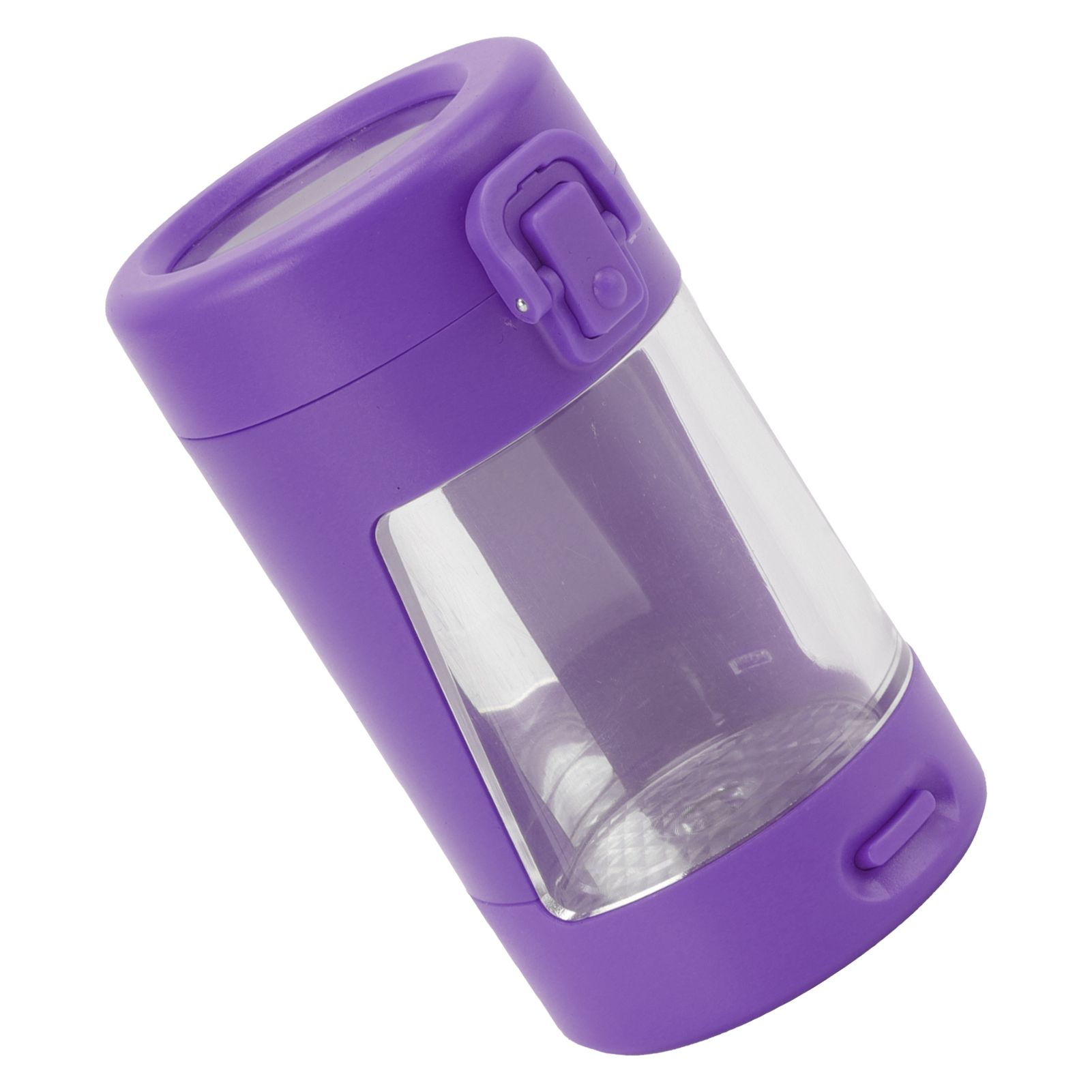 Glow Storage Jar with Grinder LED Waterproof Transparent Glass Seal Jar with view 10