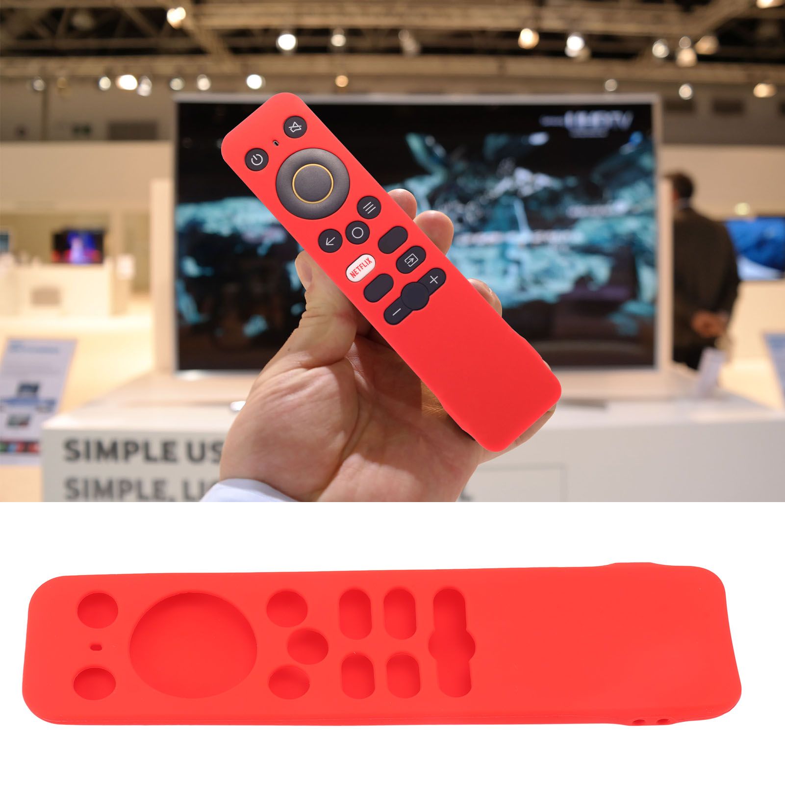 Soft Silicone Protective Case for Realme TV Stick Remote Control Anti Drop view 11