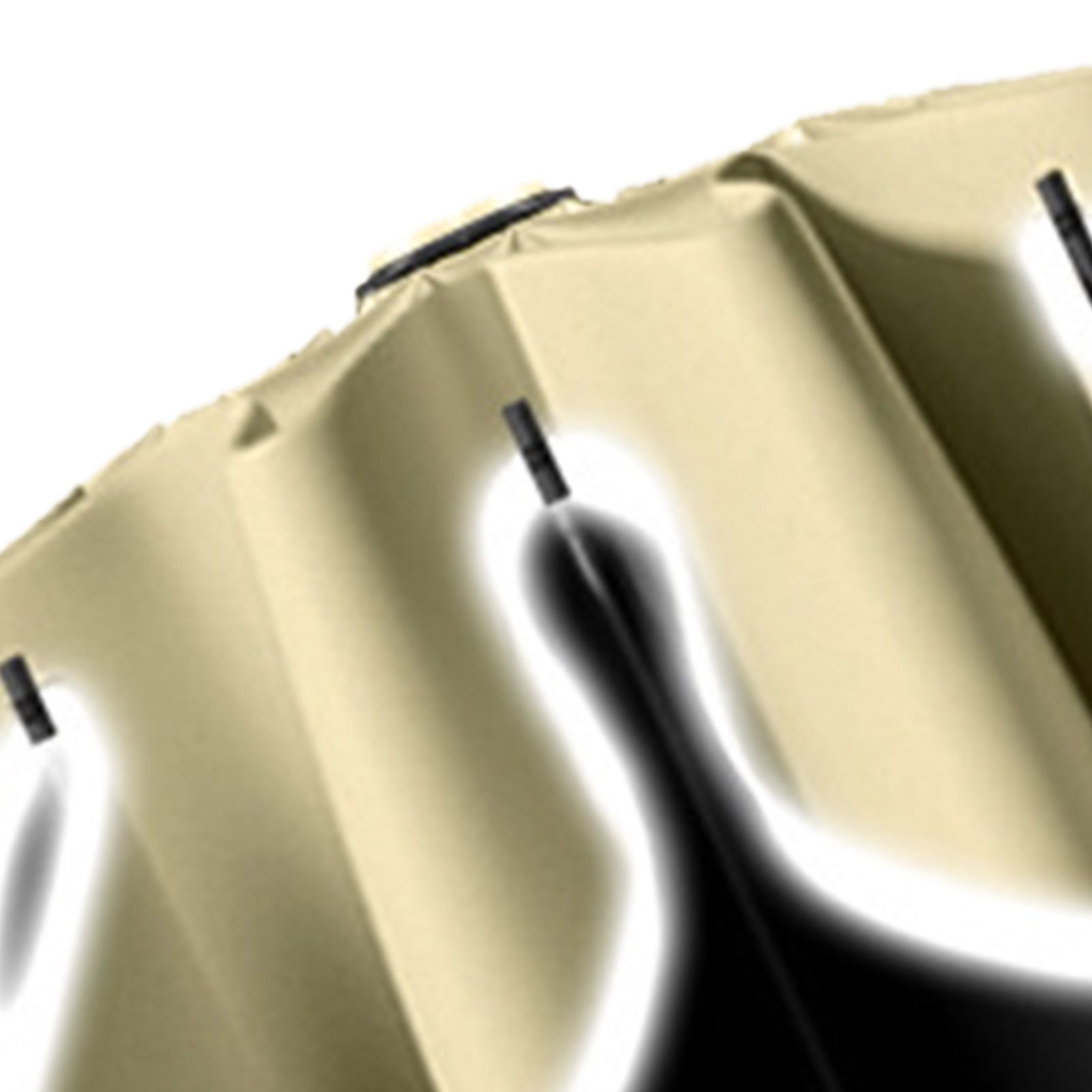 Automatic Reverse Umbrella Large One Key Control with Reflective Strip Folding view 3