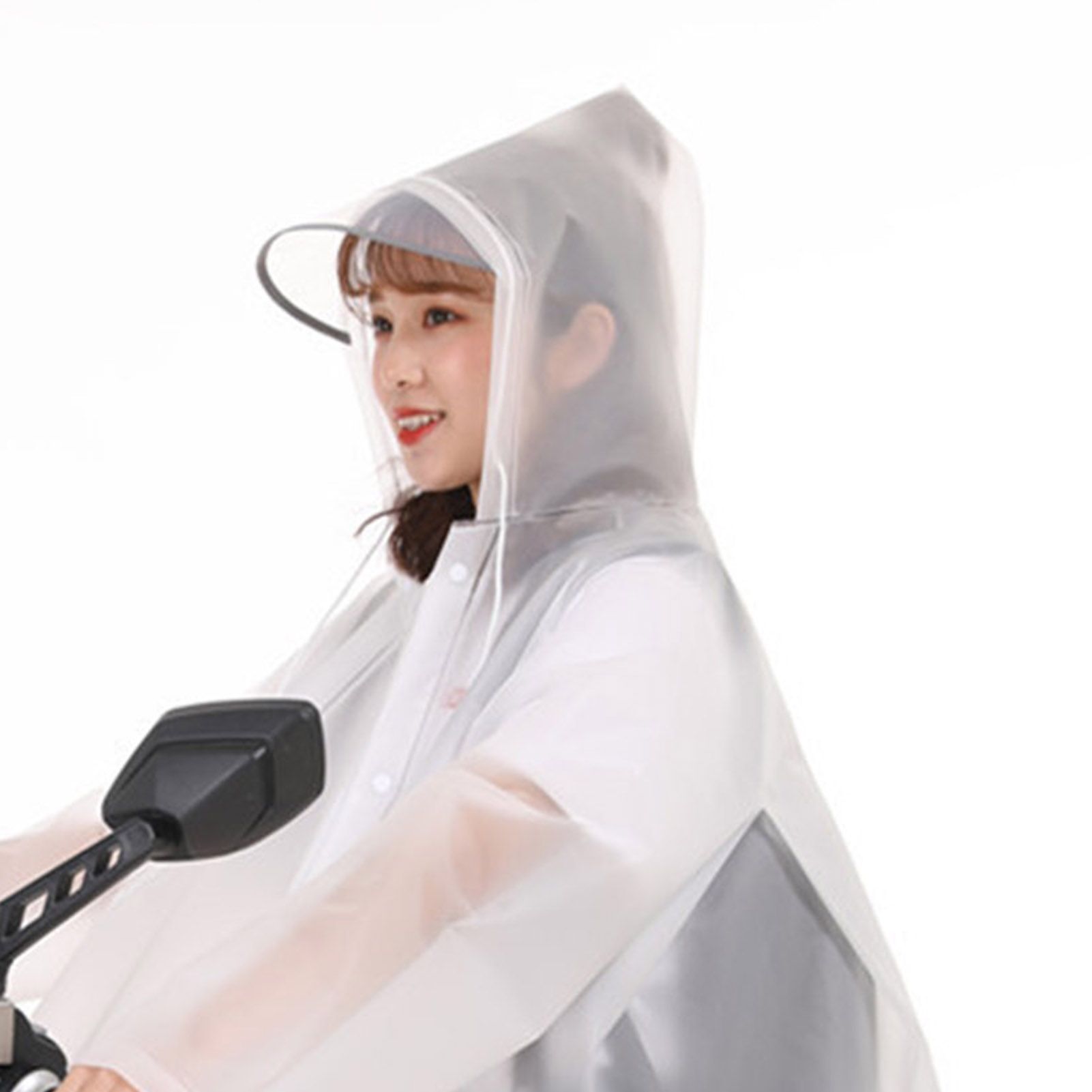 Adult Rain Poncho EVA Breathable Hooded Rain Poncho Outdoor Bike Cycling view 2