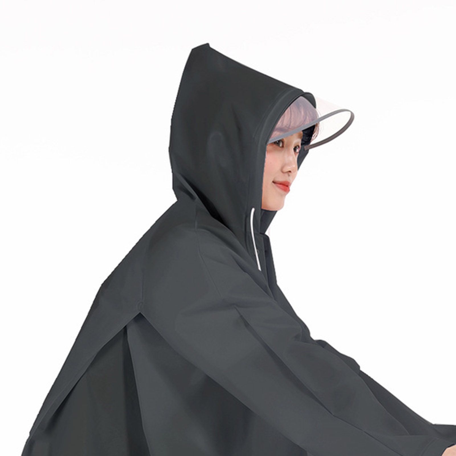 Adult Rain Poncho EVA Breathable Hooded Rain Poncho Outdoor Bike Cycling view 5