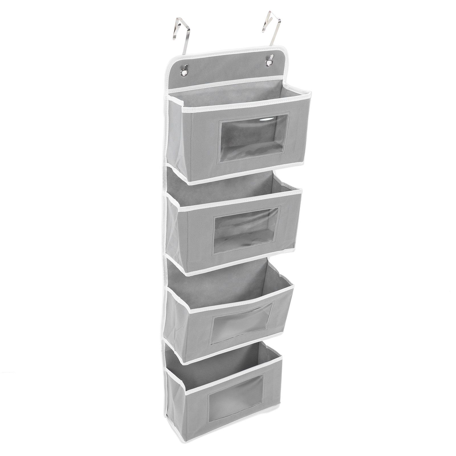 Over Door Hanging Organizer Wall Mount Storage with Hooks for Pantry Nursery view 3