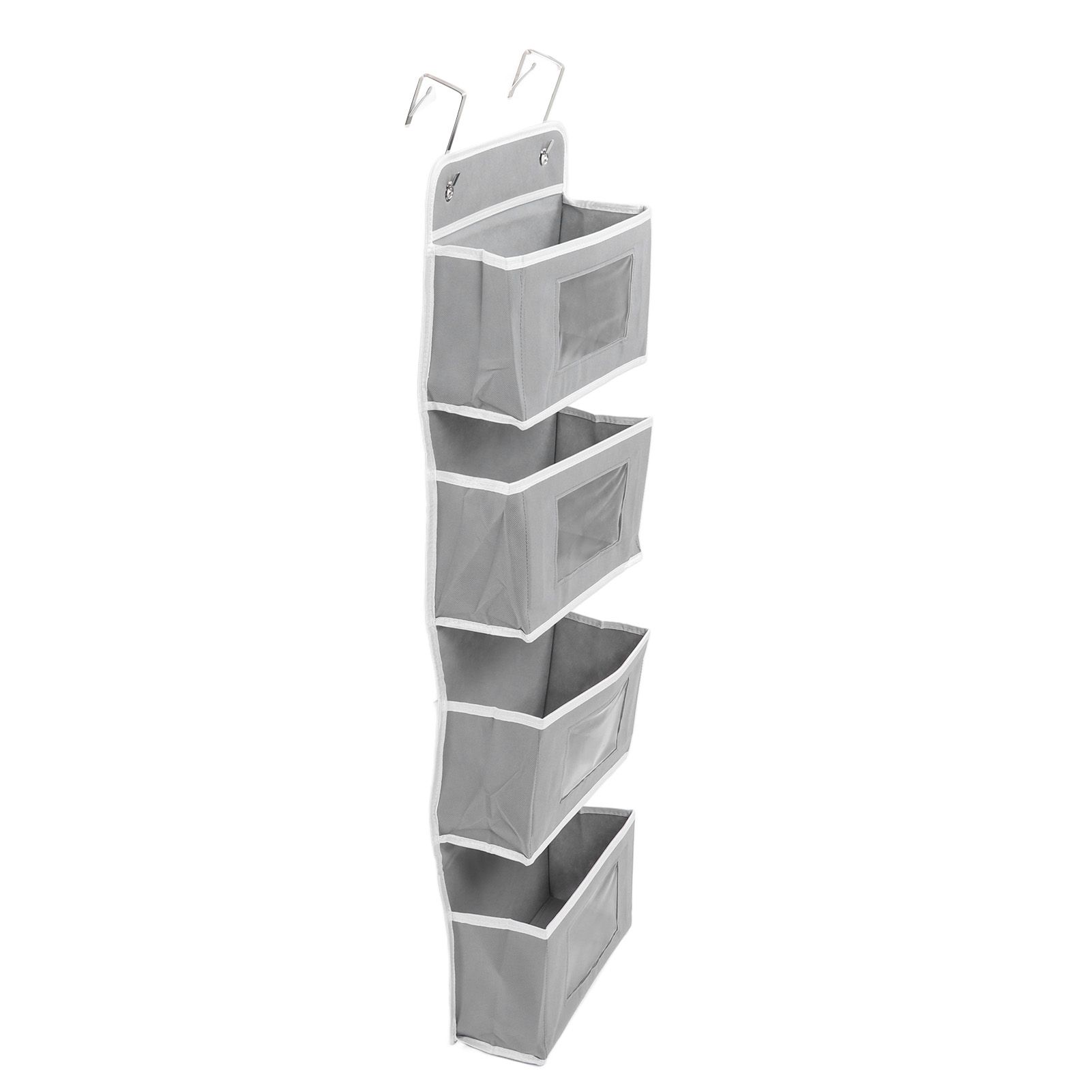 Over Door Hanging Organizer Wall Mount Storage with Hooks for Pantry Nursery view 4