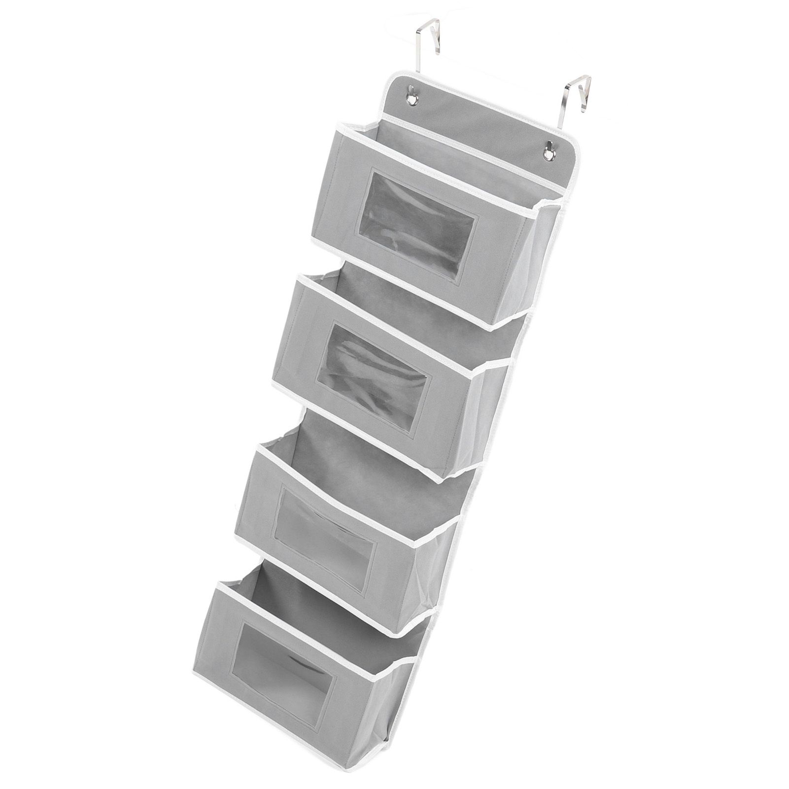 Over Door Hanging Organizer Wall Mount Storage with Hooks for Pantry Nursery view 8