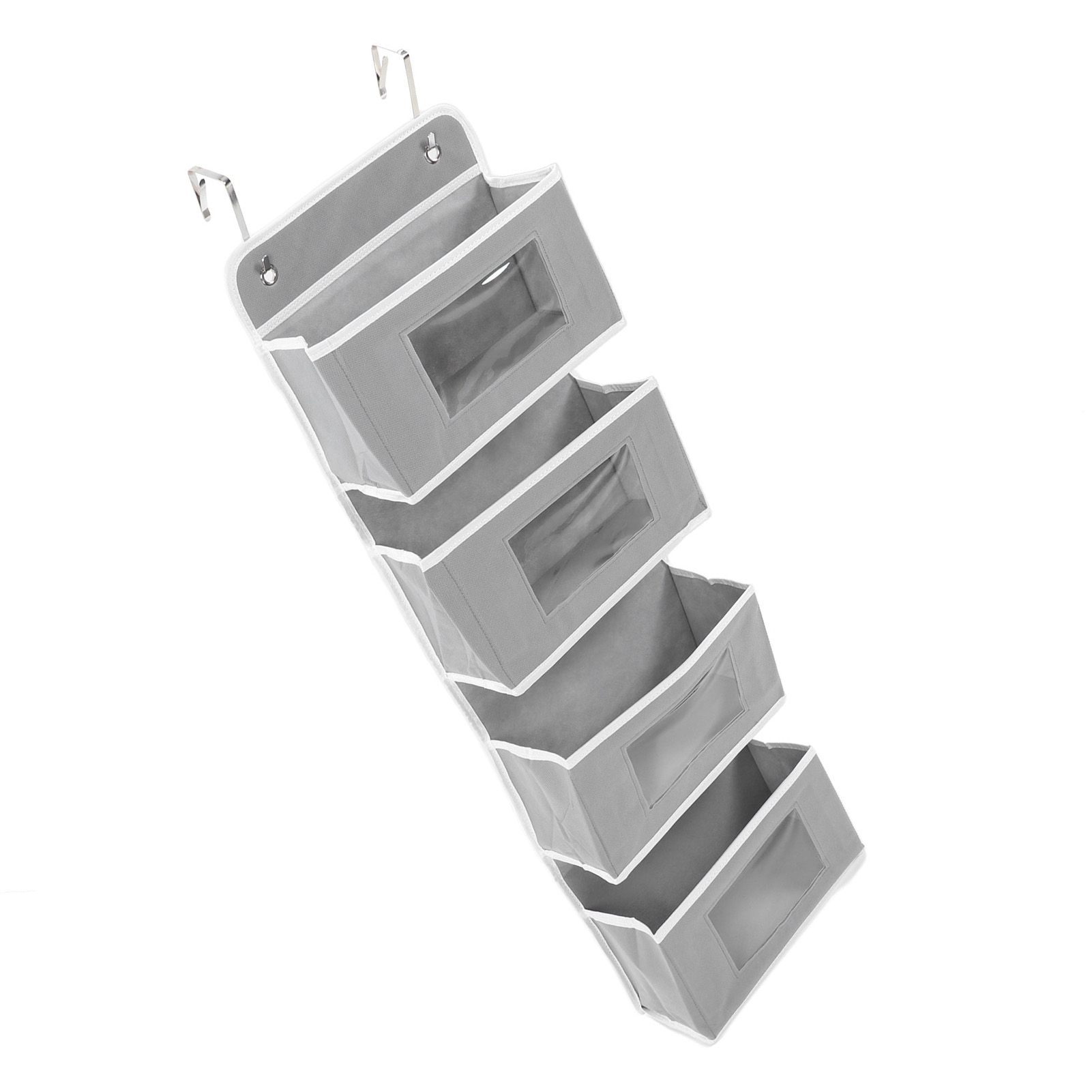 Over Door Hanging Organizer Wall Mount Storage with Hooks for Pantry Nursery view 15