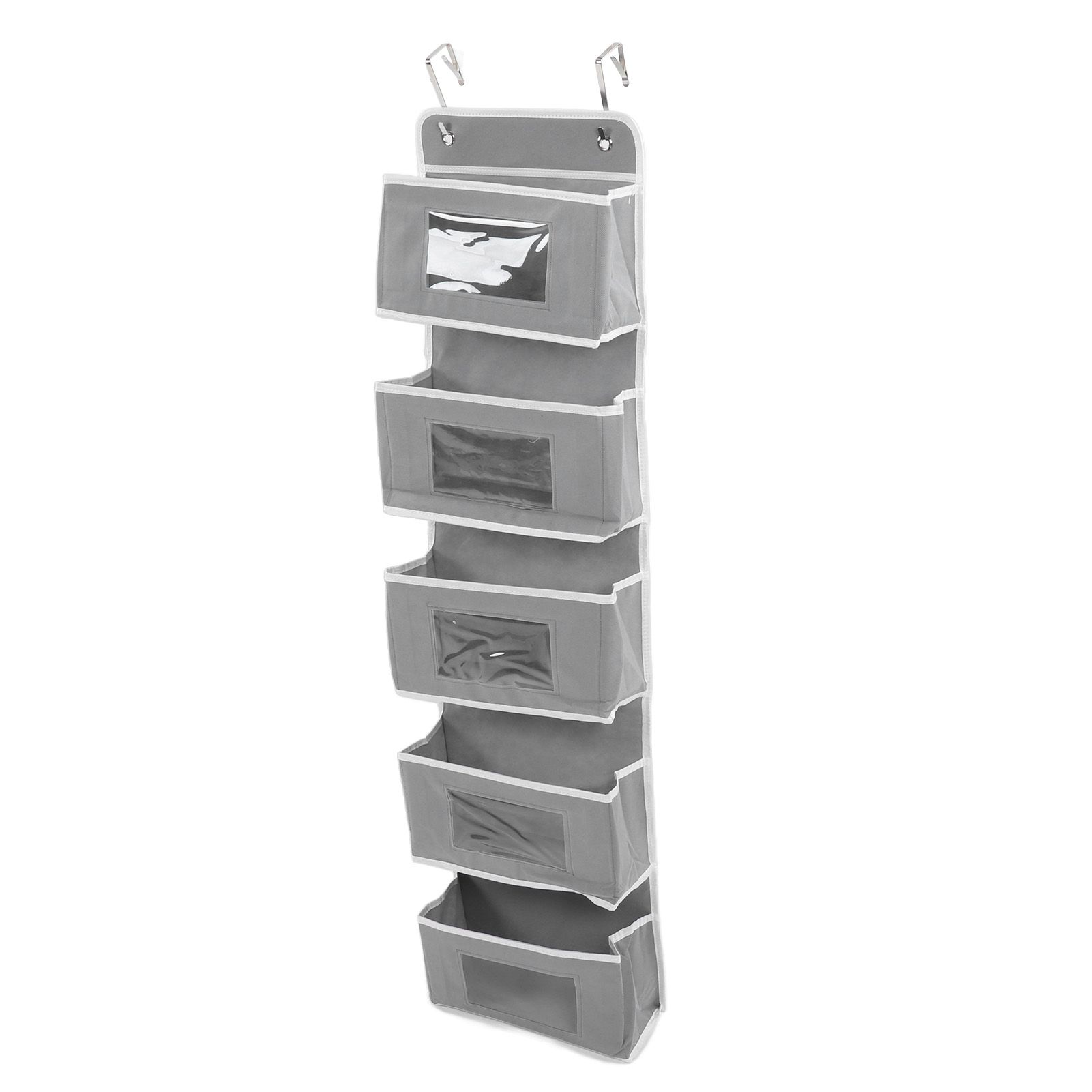 Over Door Hanging Organizer Wall Mount Storage with Hooks for Pantry Nursery view 2