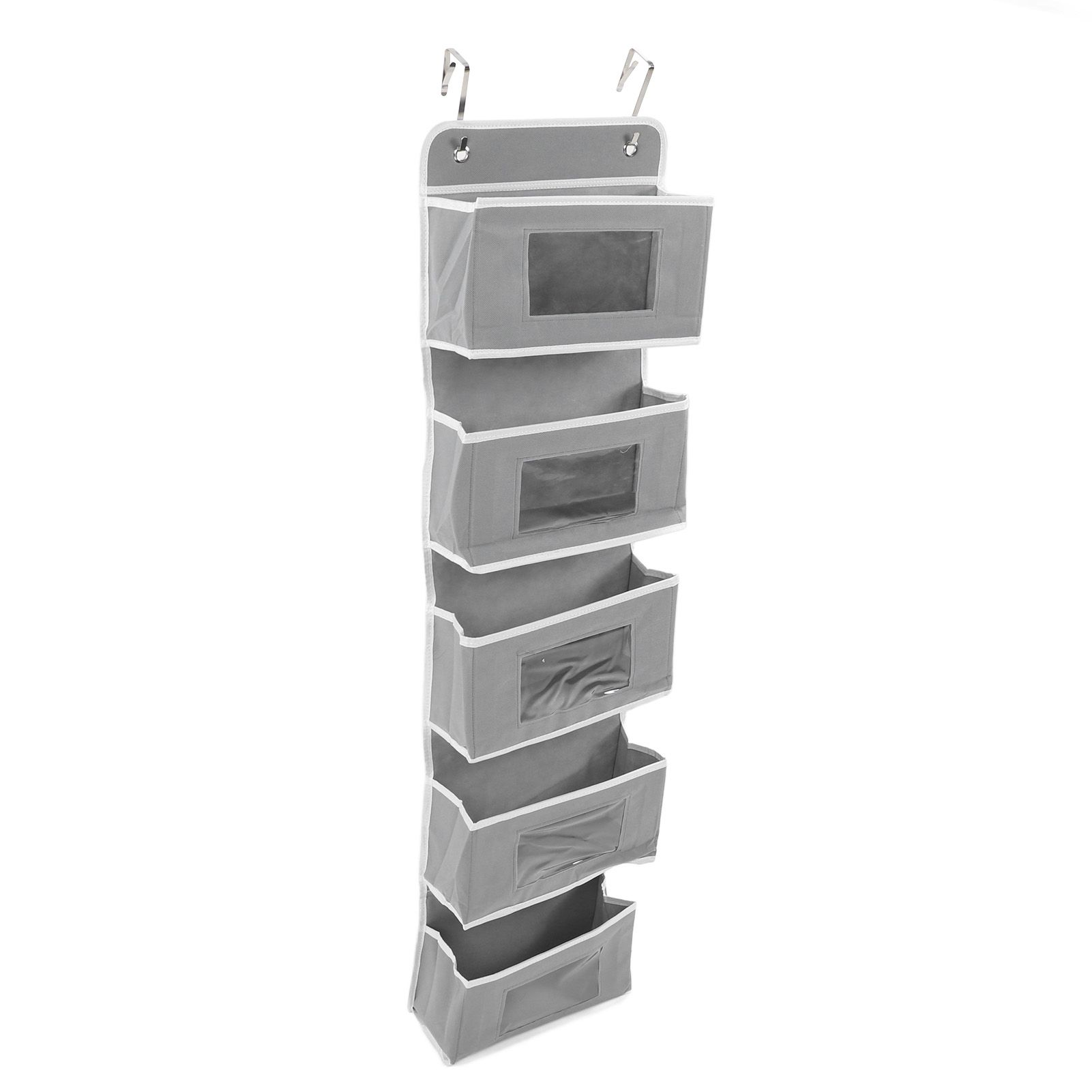 Over Door Hanging Organizer Wall Mount Storage with Hooks for Pantry Nursery view 3
