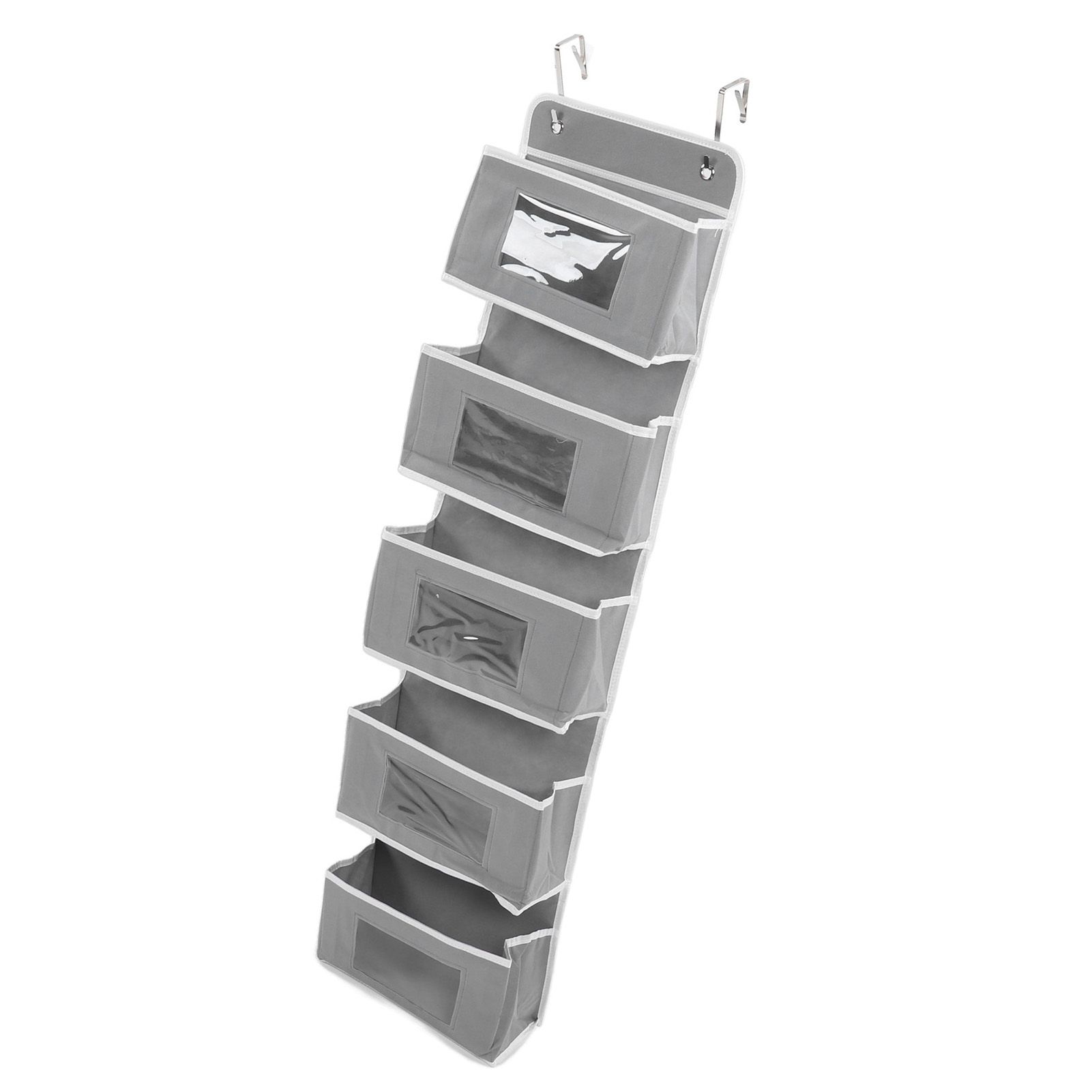 Over Door Hanging Organizer Wall Mount Storage with Hooks for Pantry Nursery view 15