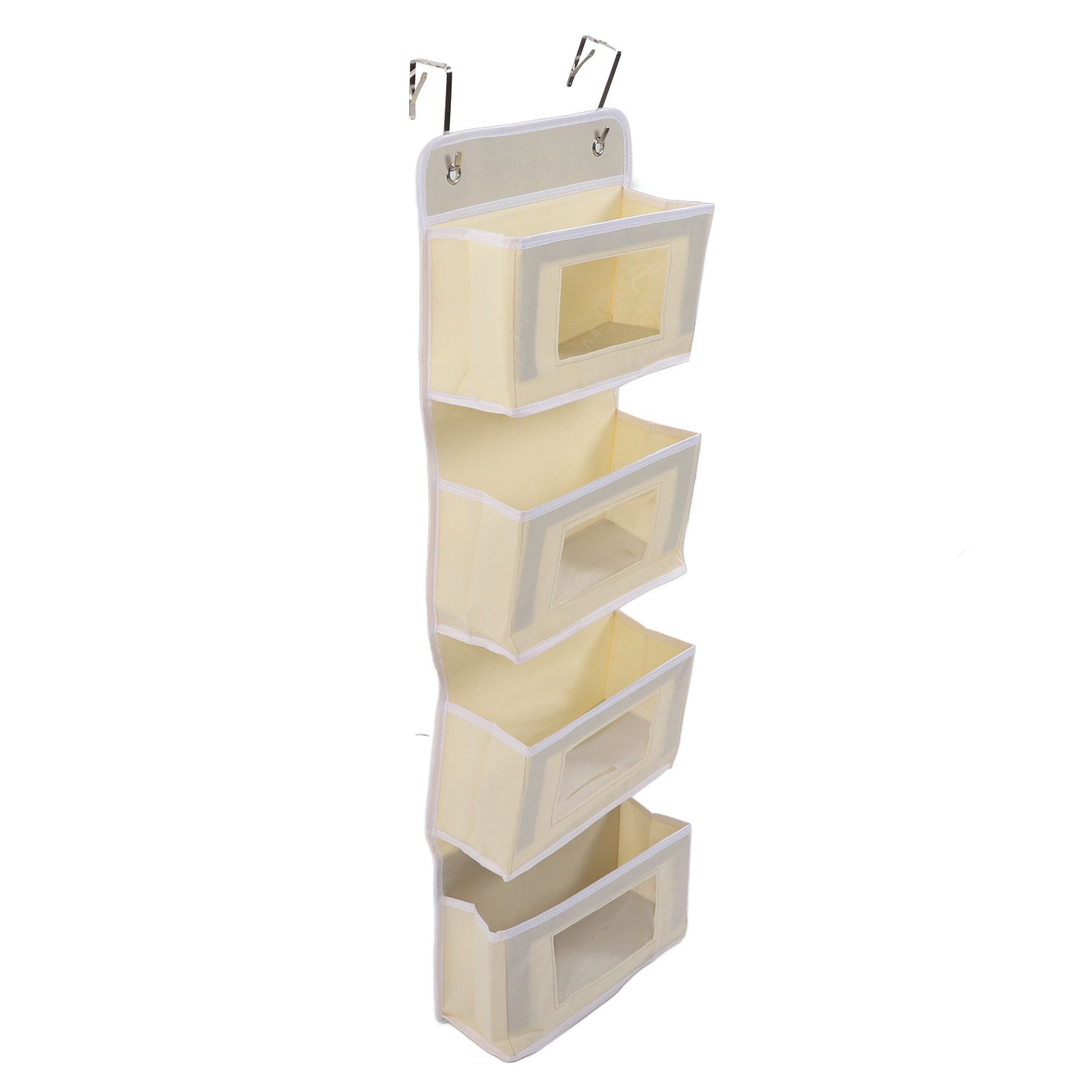 Over Door Hanging Organizer Wall Mount Storage with Hooks for Pantry Nursery view 3