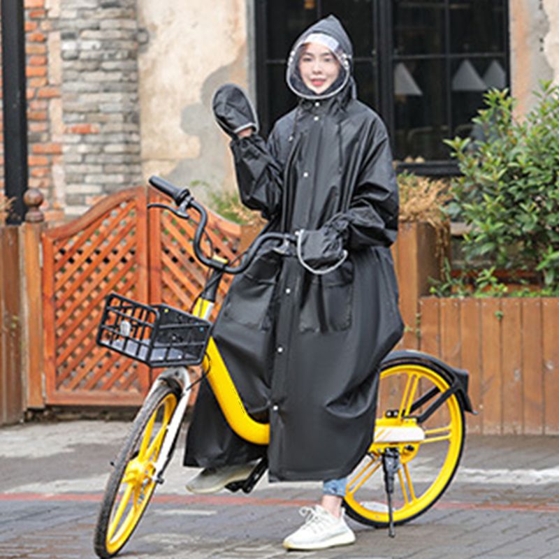 Adult Raincoat Rainstorm Proof Hiking Cycling Raincoat with Double Hat Brim view 5