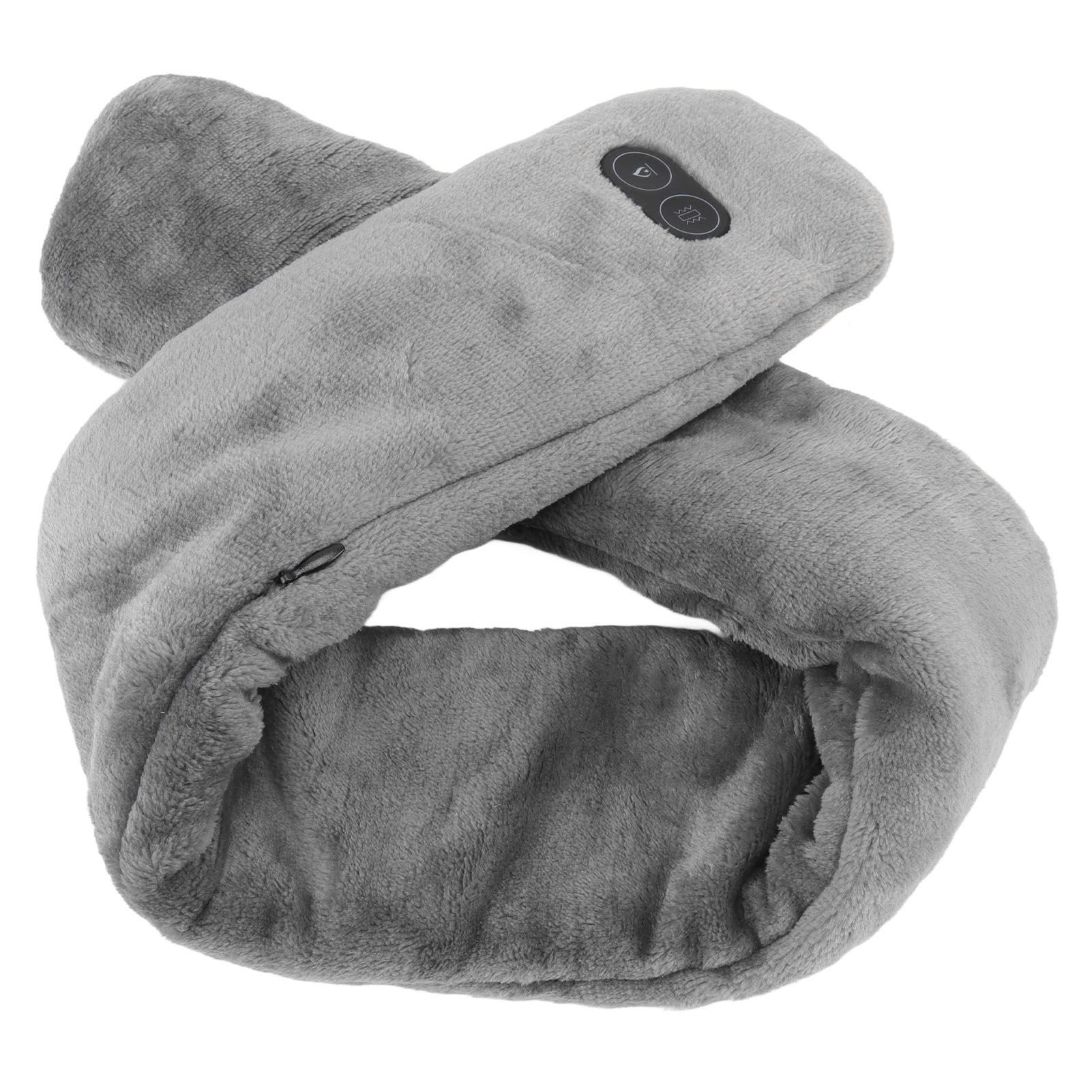 Heating Scarf USB Powered Soft Warm Soreness Relief Vibration Massage Pure view 6
