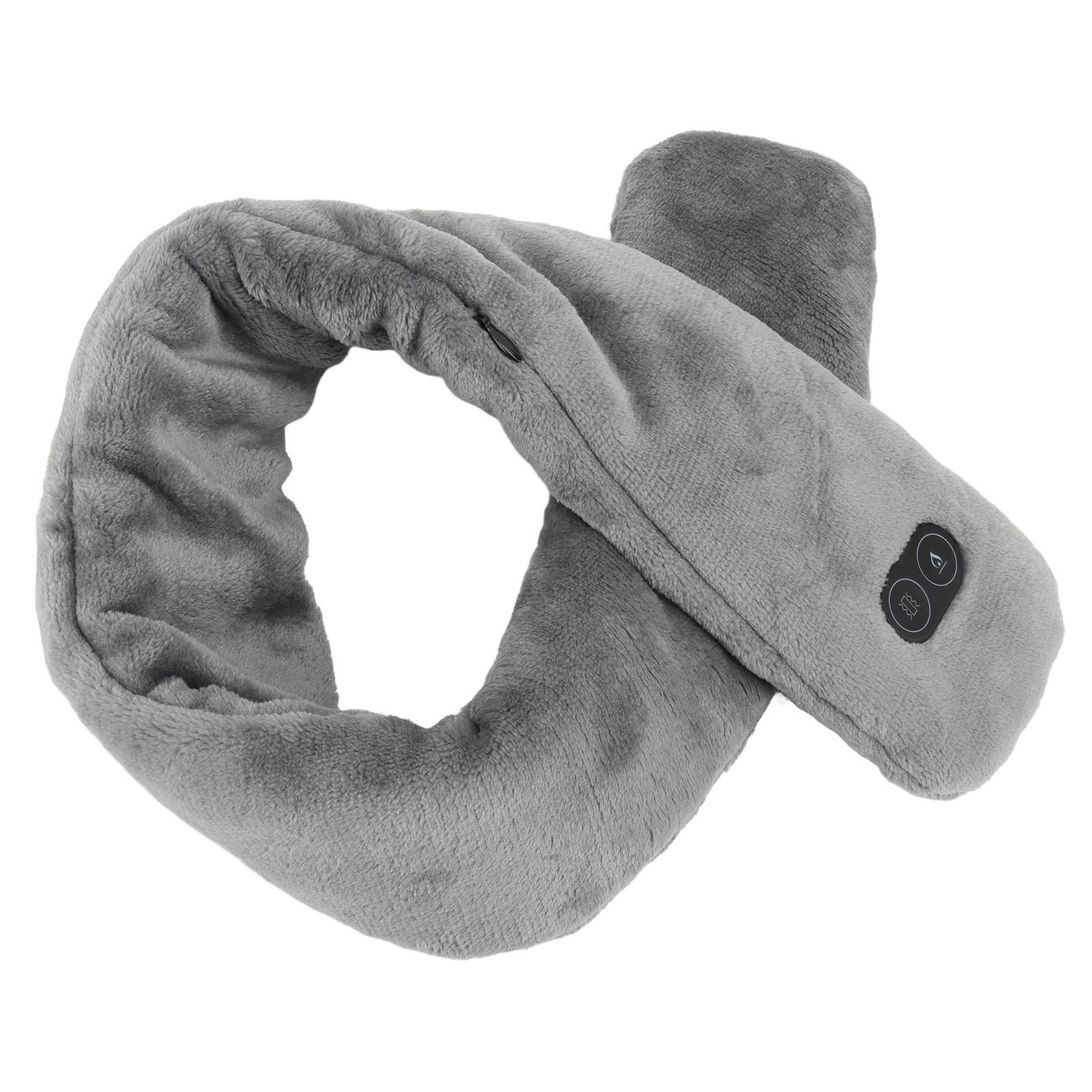 Heating Scarf USB Powered Soft Warm Soreness Relief Vibration Massage Pure view 8