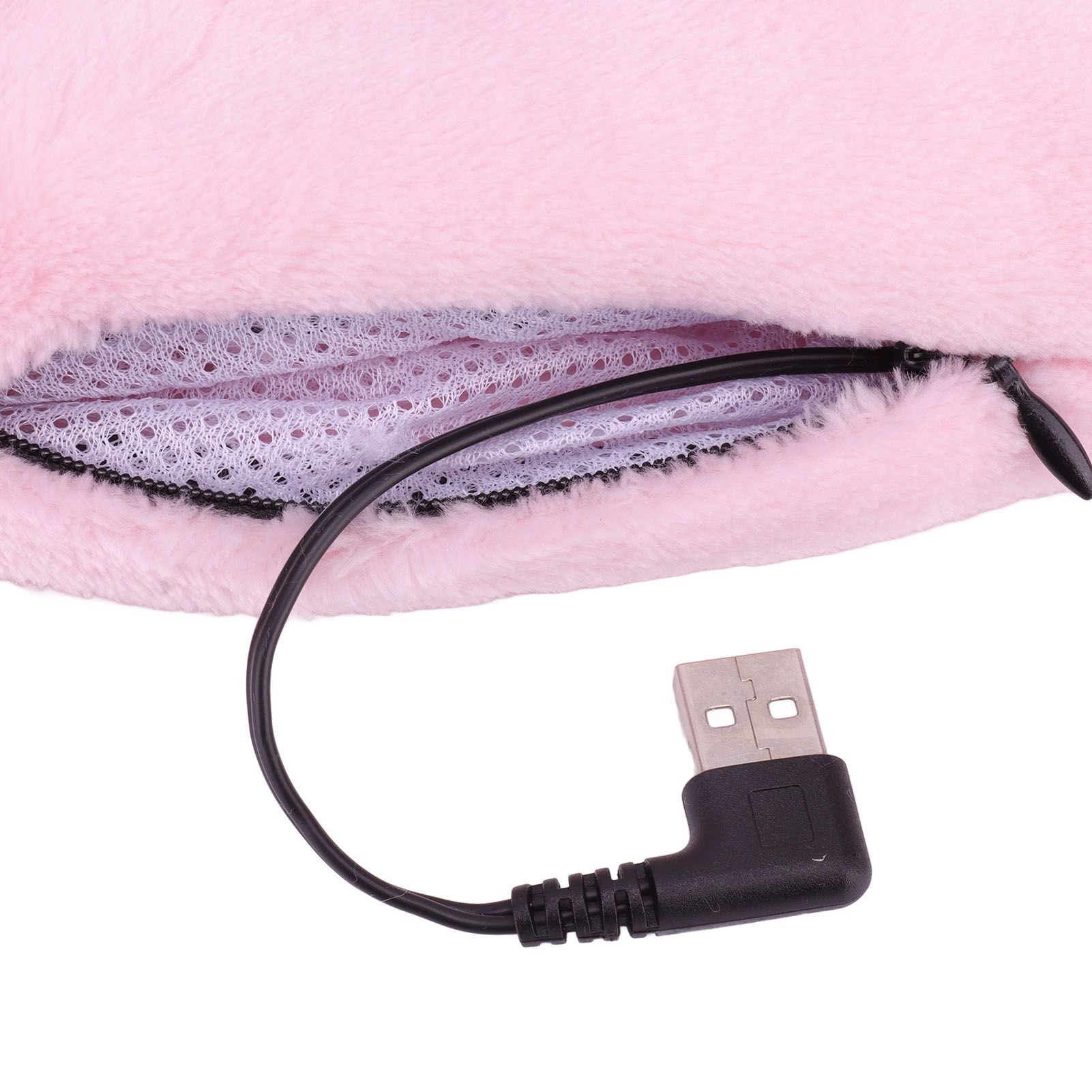 Heating Scarf USB Powered Soft Warm Soreness Relief Vibration Massage Pure view 14