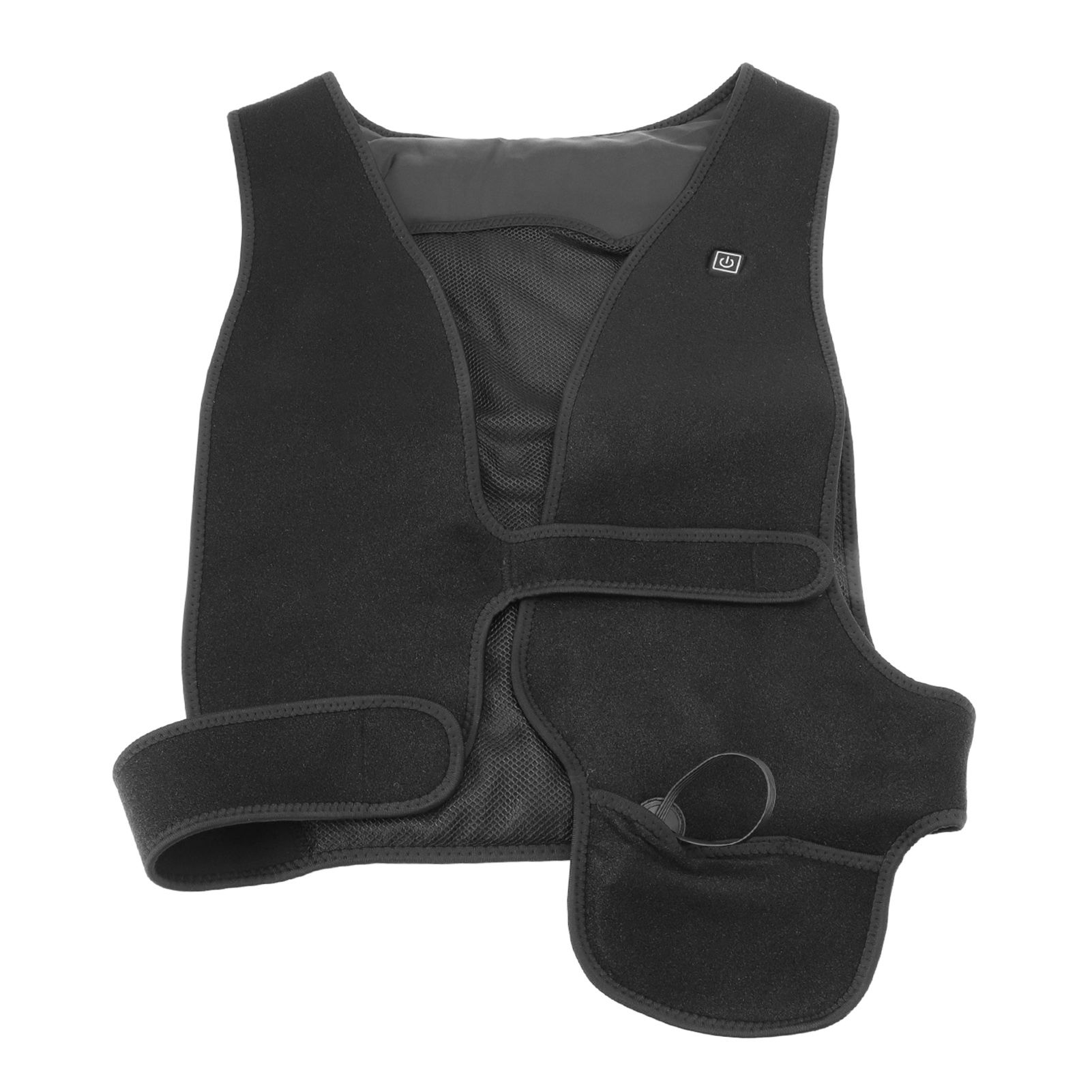 Heated Vest V Neck Fast Warmer Up Jacket USB Charge Electric Warming Heating view 2