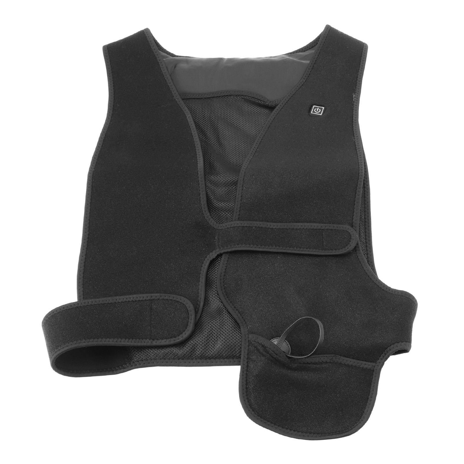 Heated Vest V Neck Fast Warmer Up Jacket USB Charge Electric Warming Heating view 3