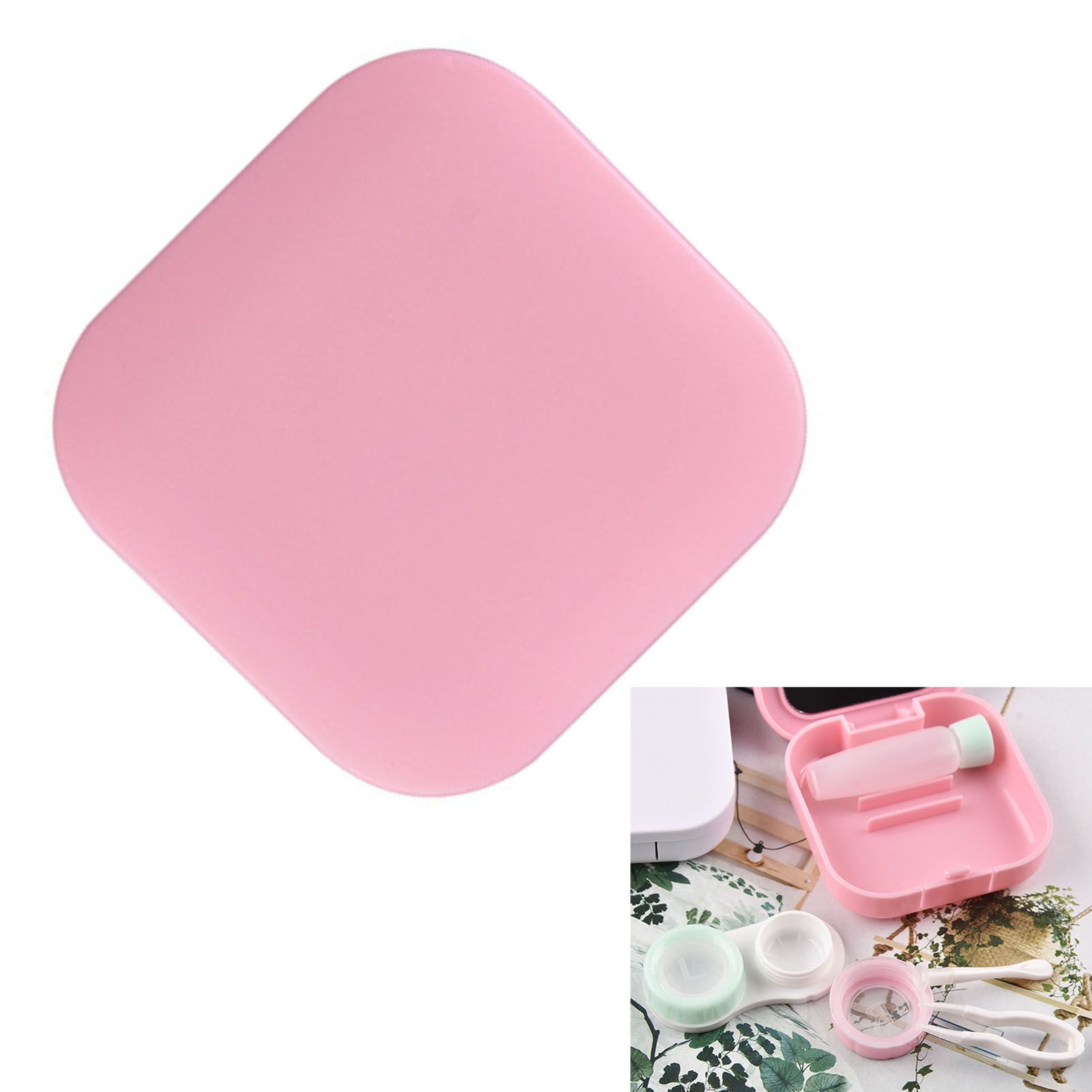 Contact Lens Box Plastic Leakage Proof Dustproof Portable Square Contact Lens view 4