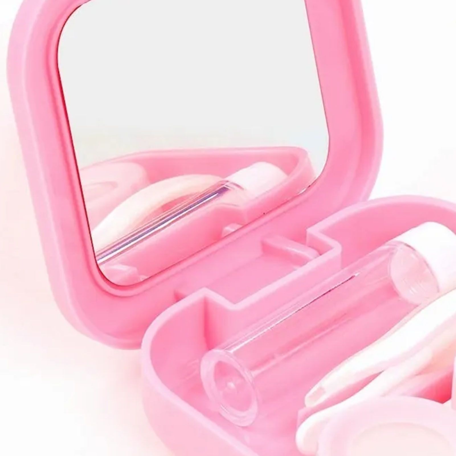 Contact Lens Box Plastic Leakage Proof Dustproof Portable Square Contact Lens view 7