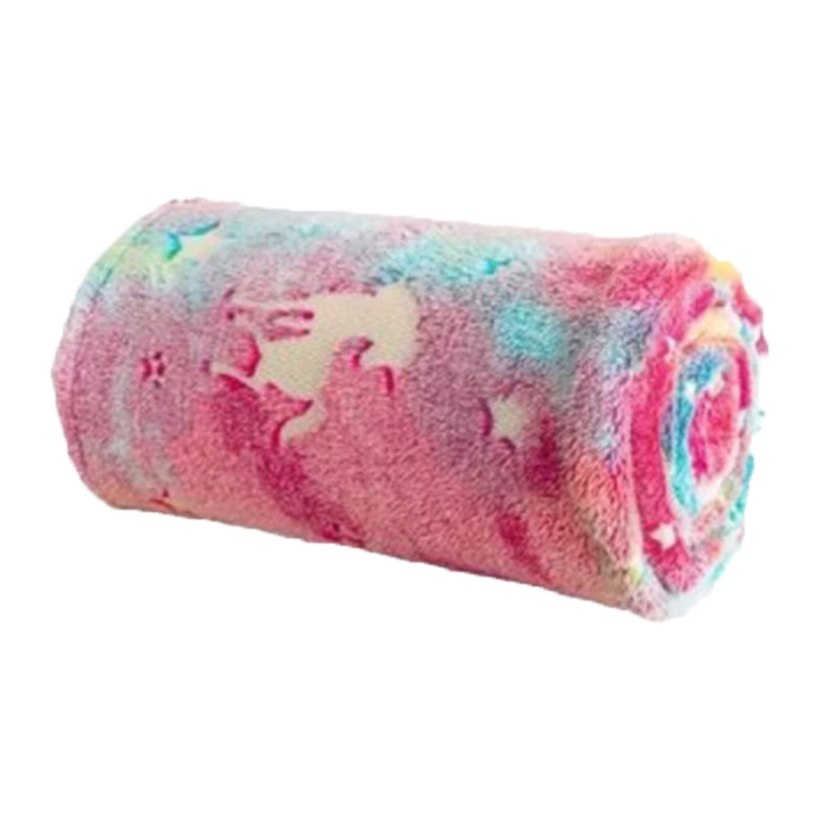 Flannel Blanket Colorful Animal Style Double Sided Luminous Flannel Blanket
